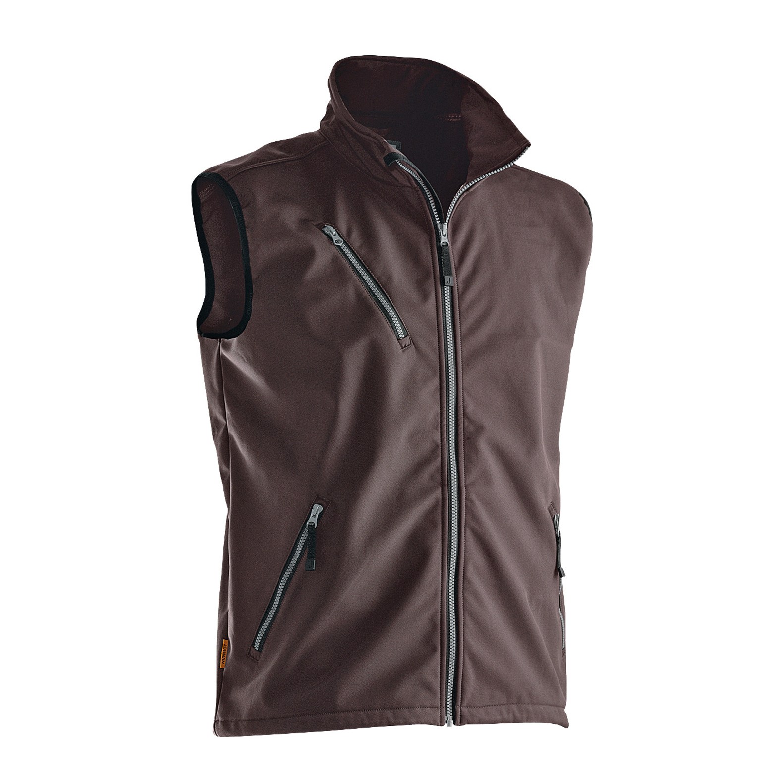  Jobman Softshell-Weste 7502 Braun - bei KOX online bestellen | XXJB7502BR 