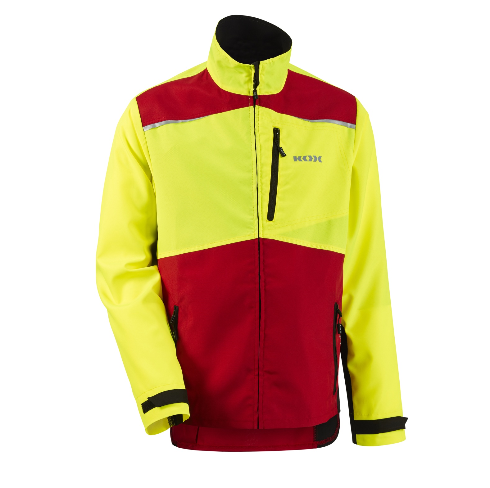  Veste forestire Mistral 3.0 KOX rouge/jaune - commander en ligne chez KOX | XX71428 