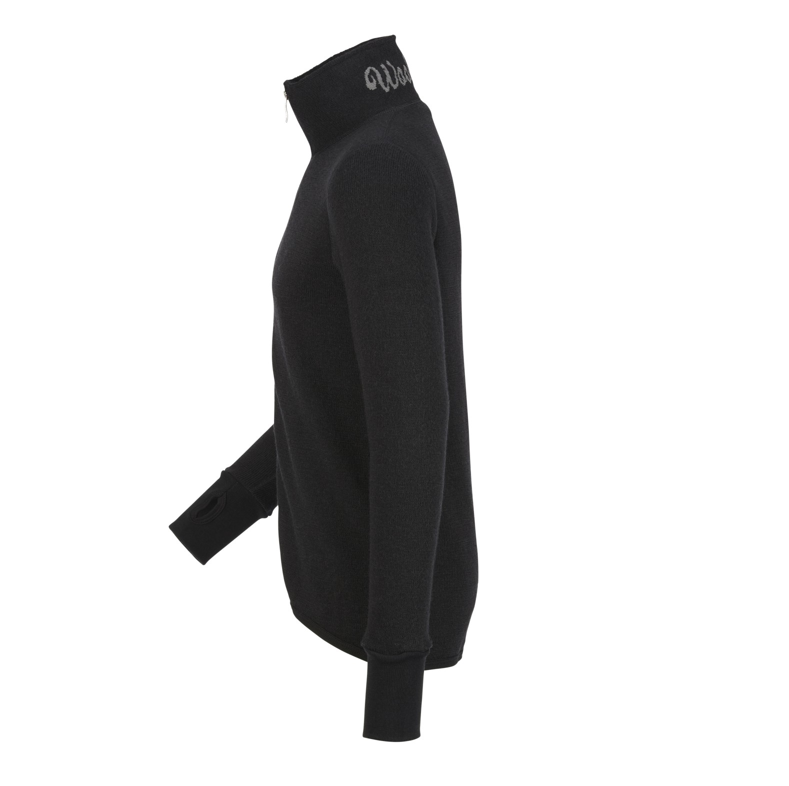 Veste technique Woolpower Full Zip Jacket 400 / Veste en mrinos black - commander en ligne chez KOX | XXWP7234S