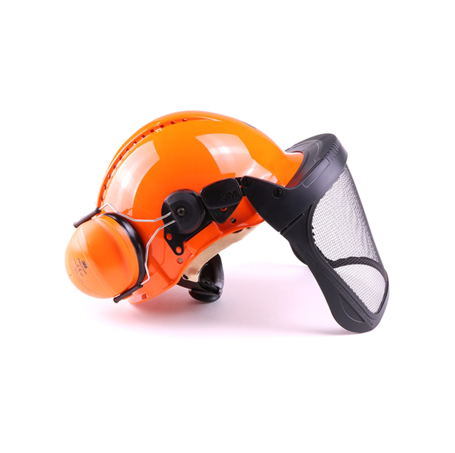 3M Forsthelm mit Edelstahlvisier und Gehrschutz Peltor G3000 Orange - bei KOX online bestellen | XX74103-34