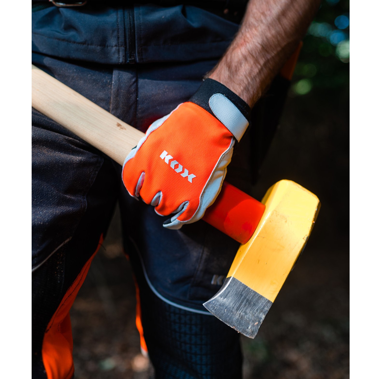 Gants de travail / gants de jardinage Tec de KOX orange - commander en ligne chez KOX | XX75316