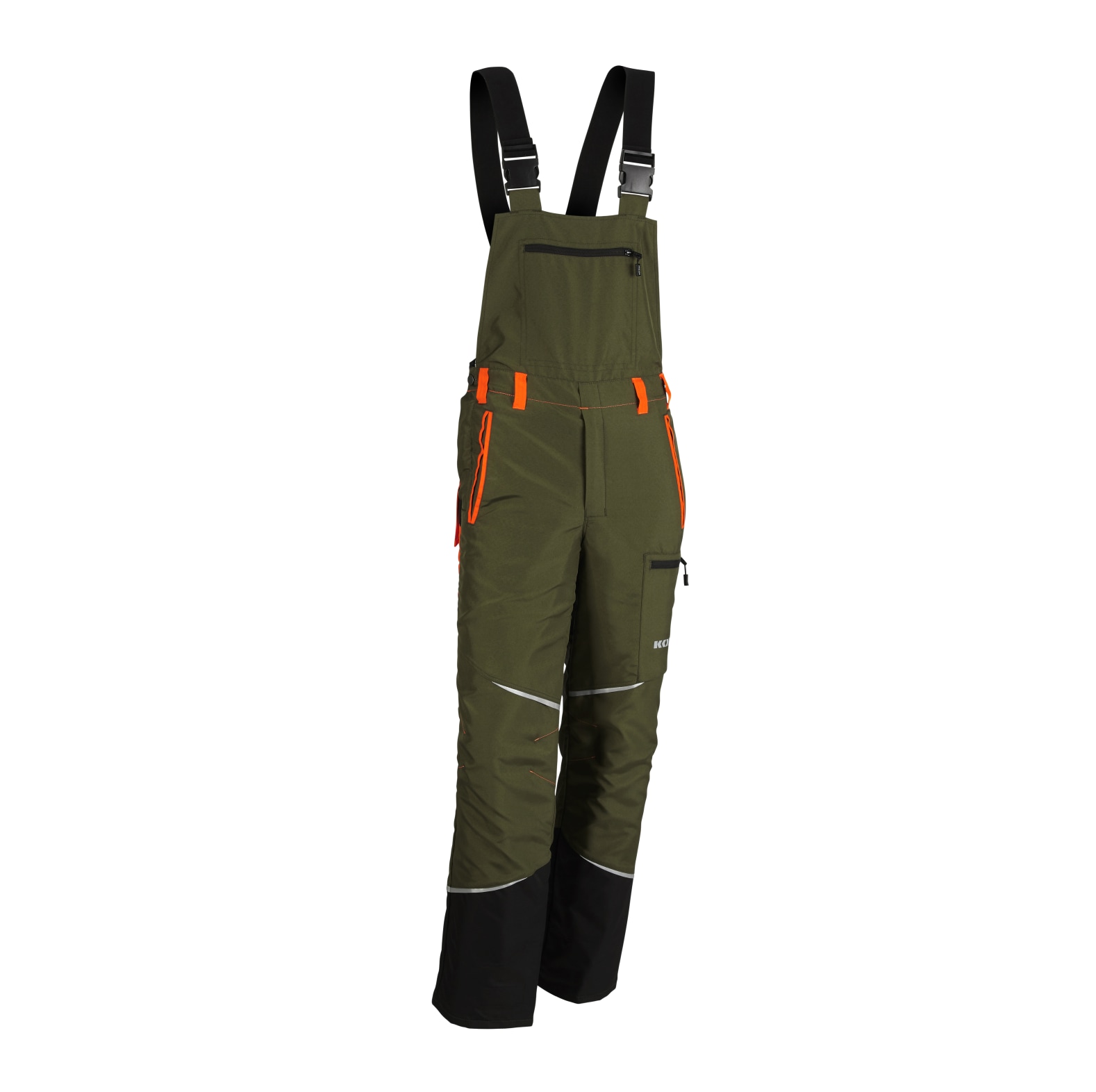  Salopette de protection anti-coupures KOX Mistral 3.0 vert/orange - commander en ligne chez KOX | XX71113 