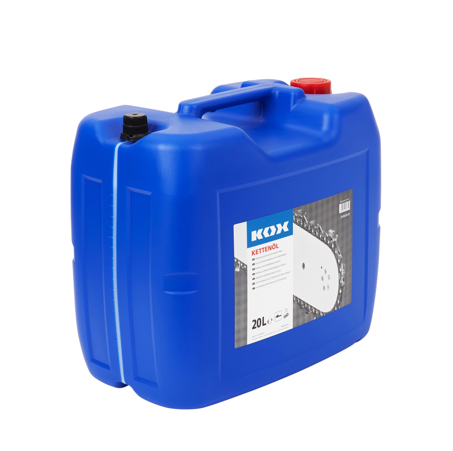 Huile adhrente pour chane de trononneuse KOX 20L - commander en ligne chez KOX | XX9029-20