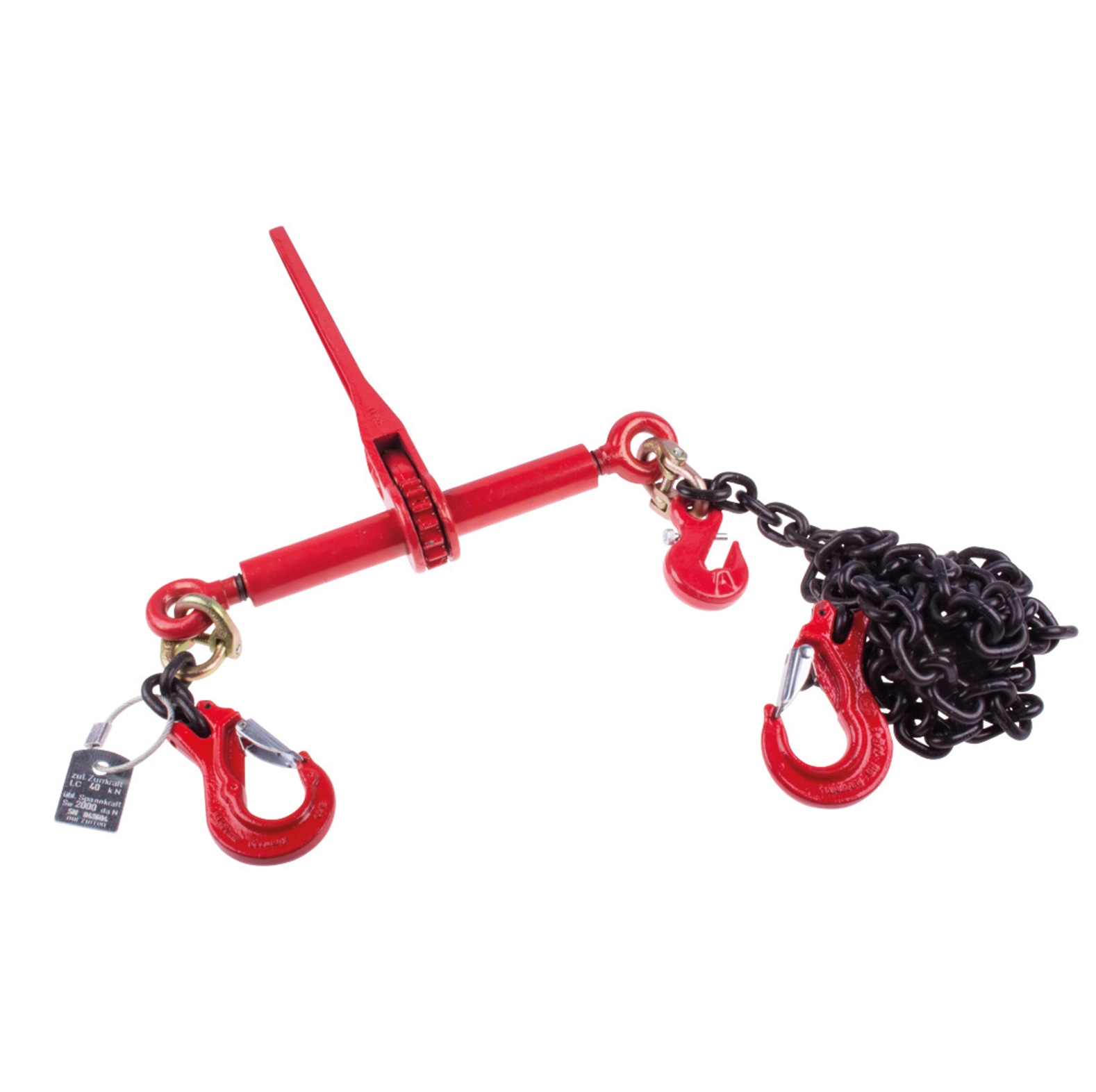  Zurrkette Kette : 8 mm, zul. Zugkraft LC 4000 daN - bei KOX online bestellen | XXLAKR-08-03 
