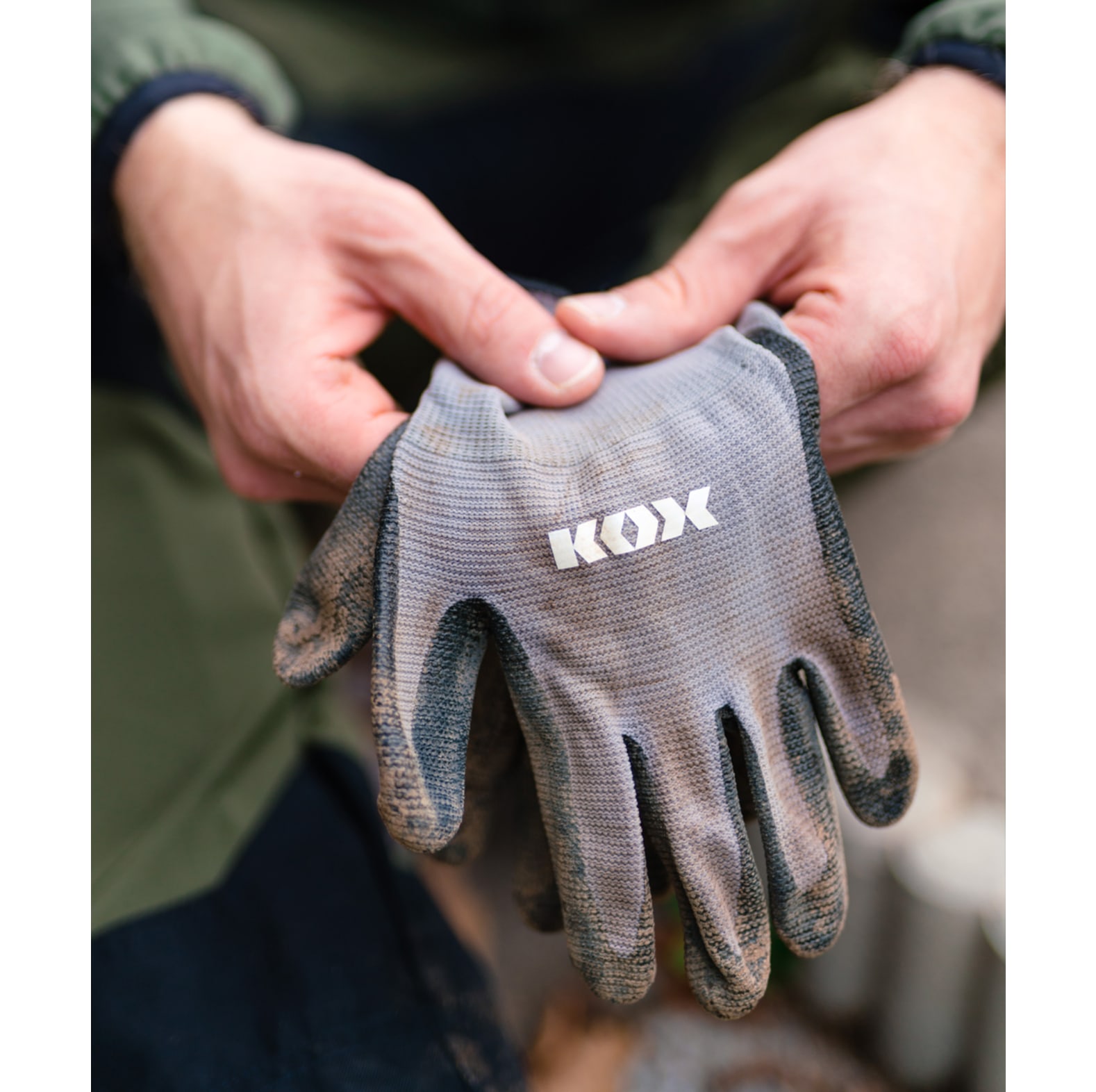 Gants de travail / gants de jardinage Flex de KOX gris - commander en ligne chez KOX | XX75324