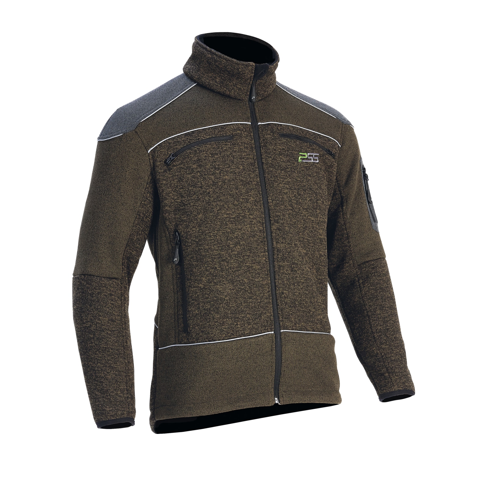  PSS Faserstrickjacke X-treme Arctic Grn meliert - bei KOX online bestellen | XX71415 