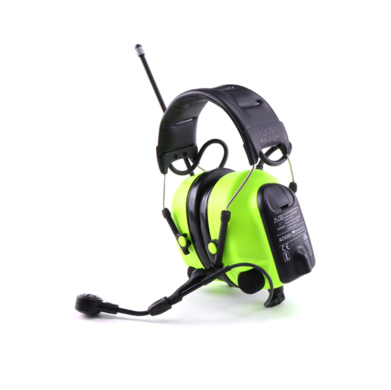 Casque 3M Peltor WS LiteCom Pro III GB/Protection auditive avec casque Vert Fluo avec serre-tte - commander en ligne chez KOX | XX74626