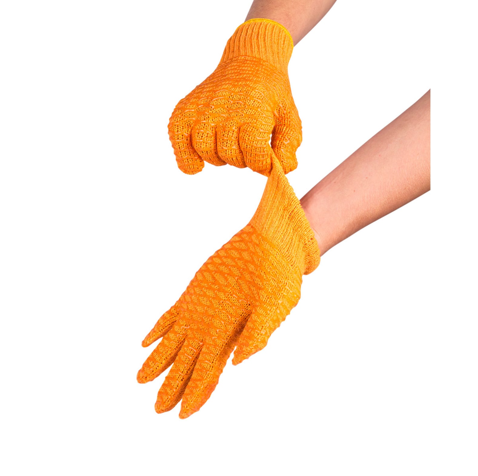  teXXor Strickhandschuhe / Forsthandschuhe Criss Cross Orange - bei KOX online bestellen | XX75101 