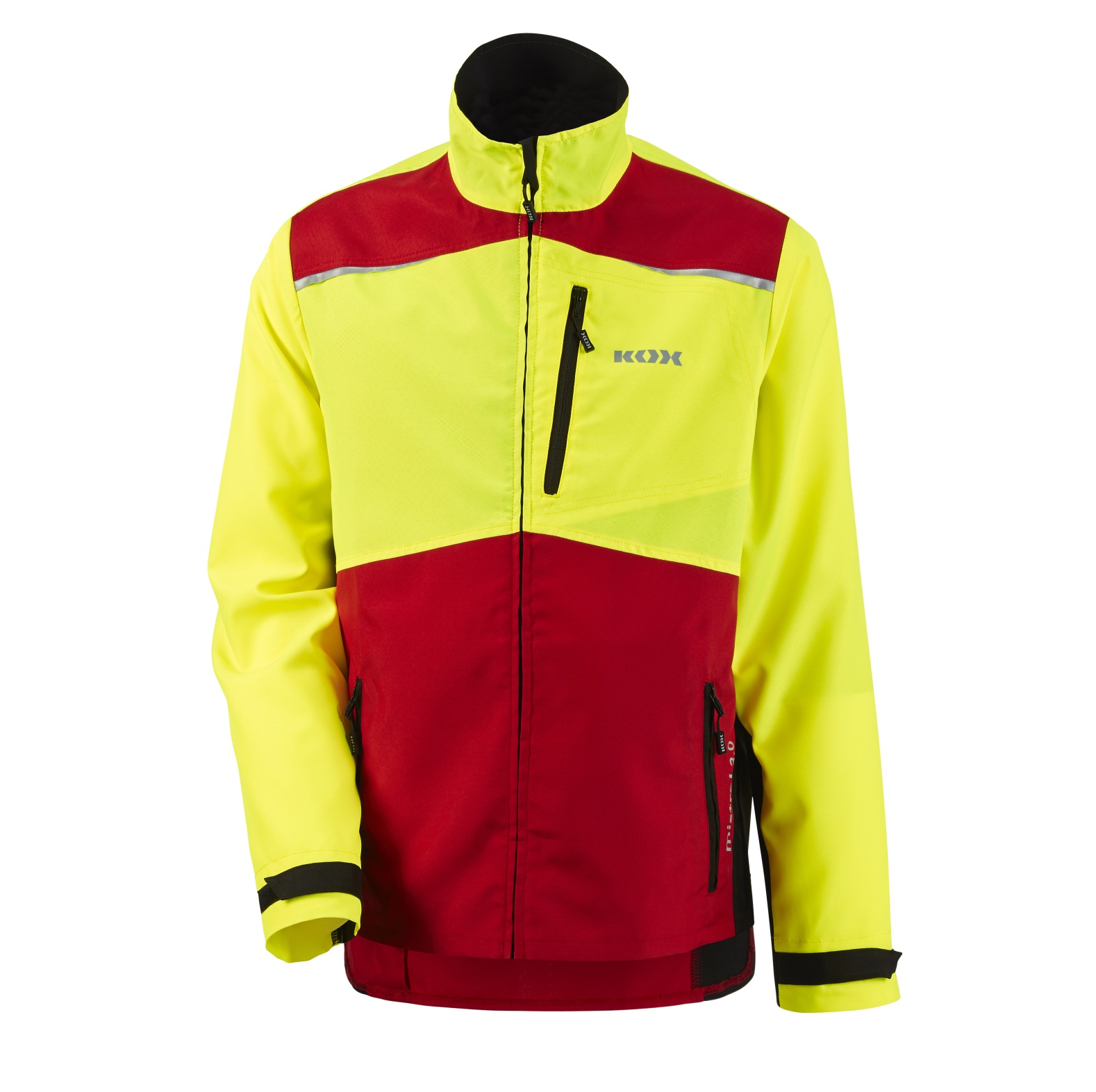 Veste forestire Mistral 3.0 KOX rouge/jaune - commander en ligne chez KOX | XX71428
