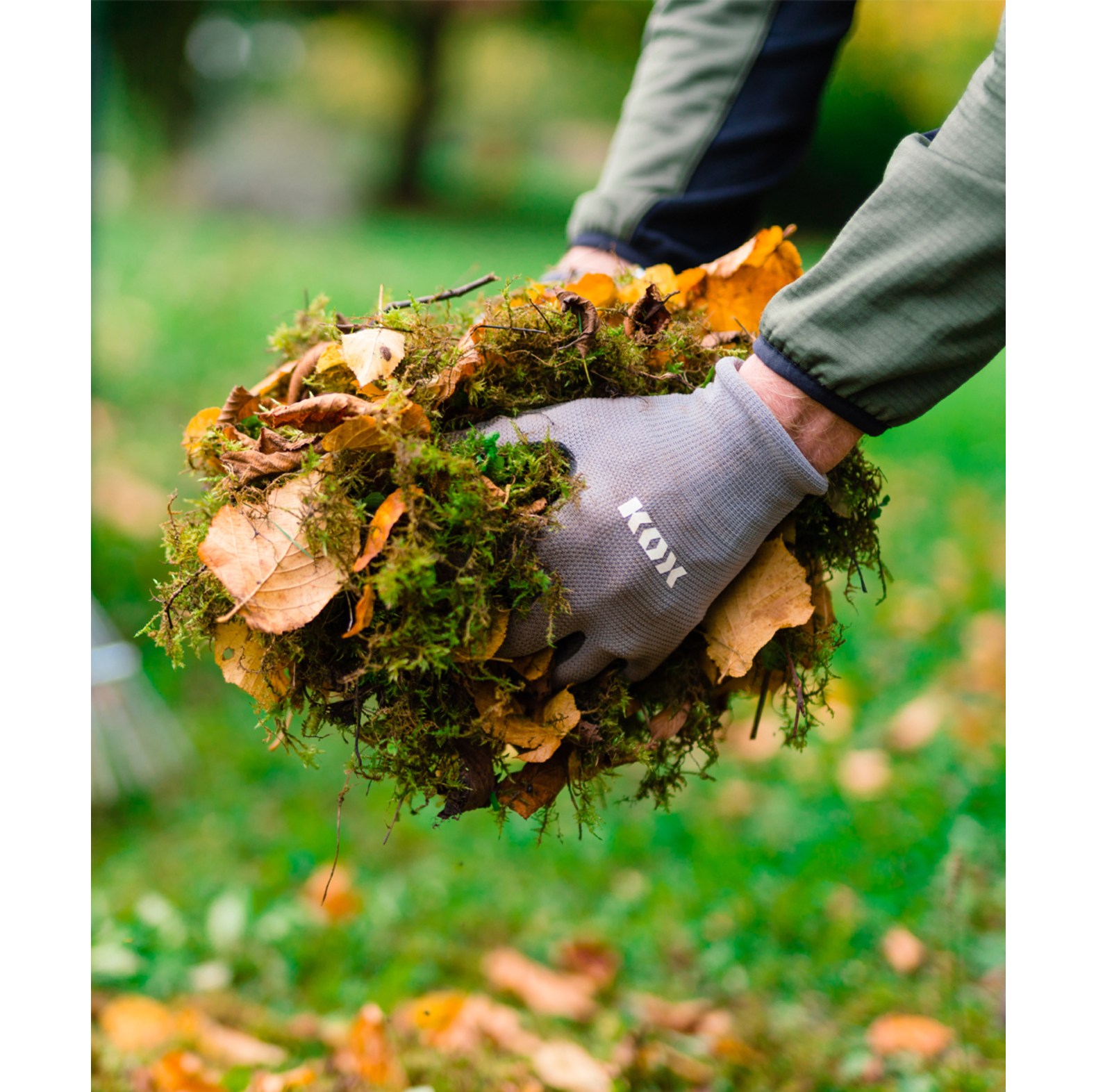 Gants de travail / gants de jardinage Flex de KOX gris - commander en ligne chez KOX | XX75324