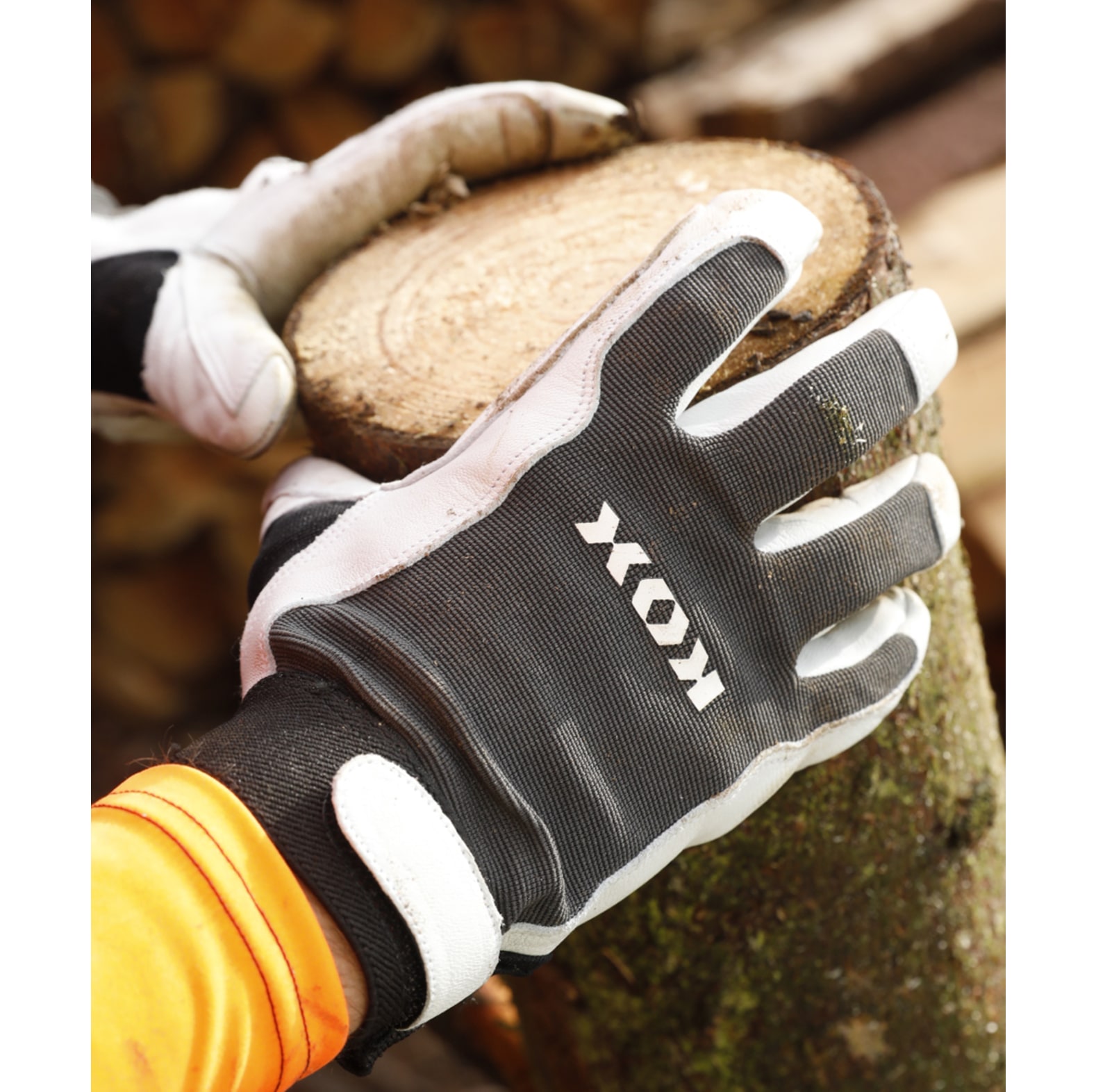 KOX Arbeitshandschuhe / Forsthandschuhe Grip Grau - bei KOX online bestellen | XX75315