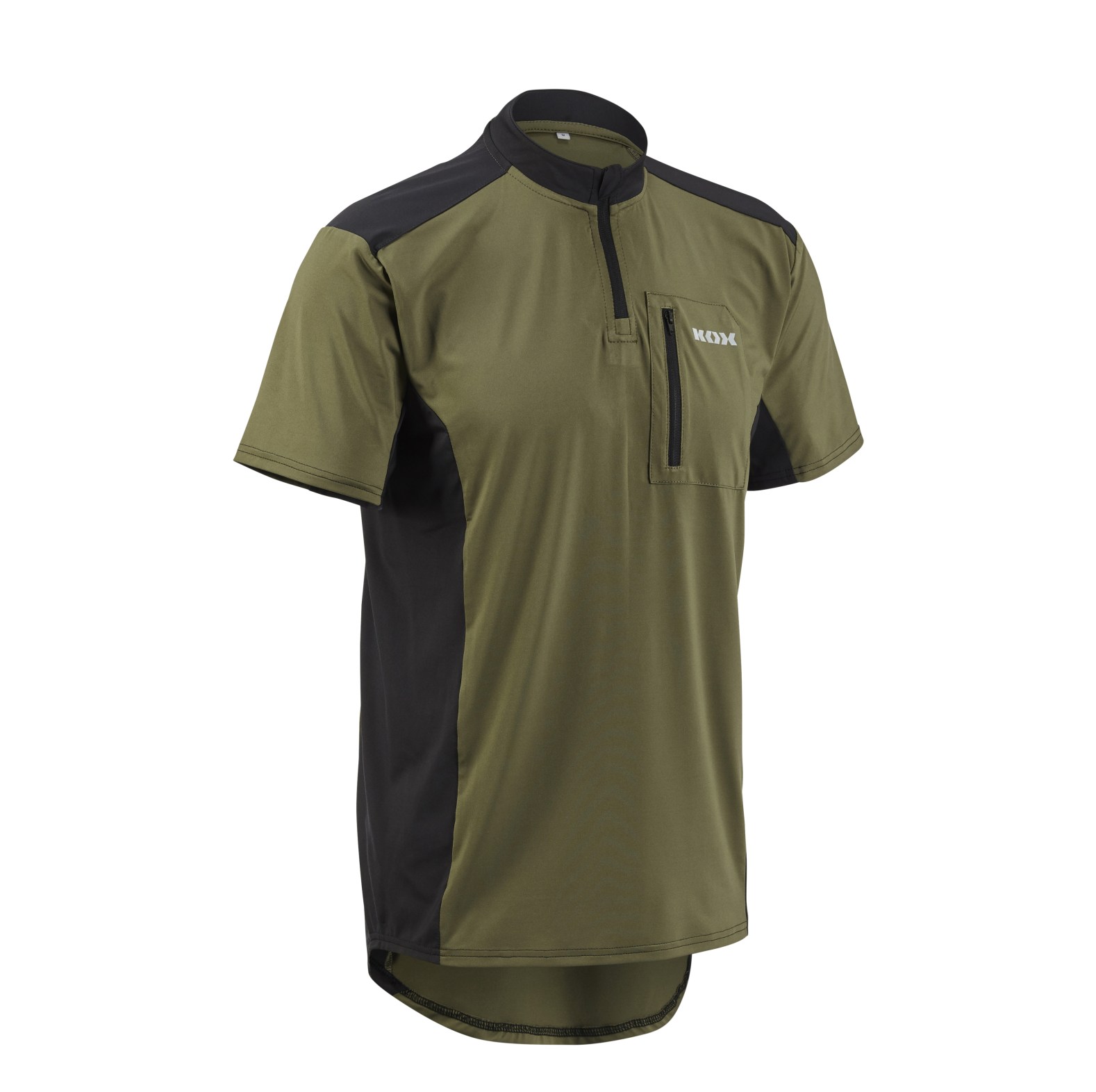  KOX functioneel shirt met korte mouw olijfgroen - bij KOX online bestellen | XX77183 