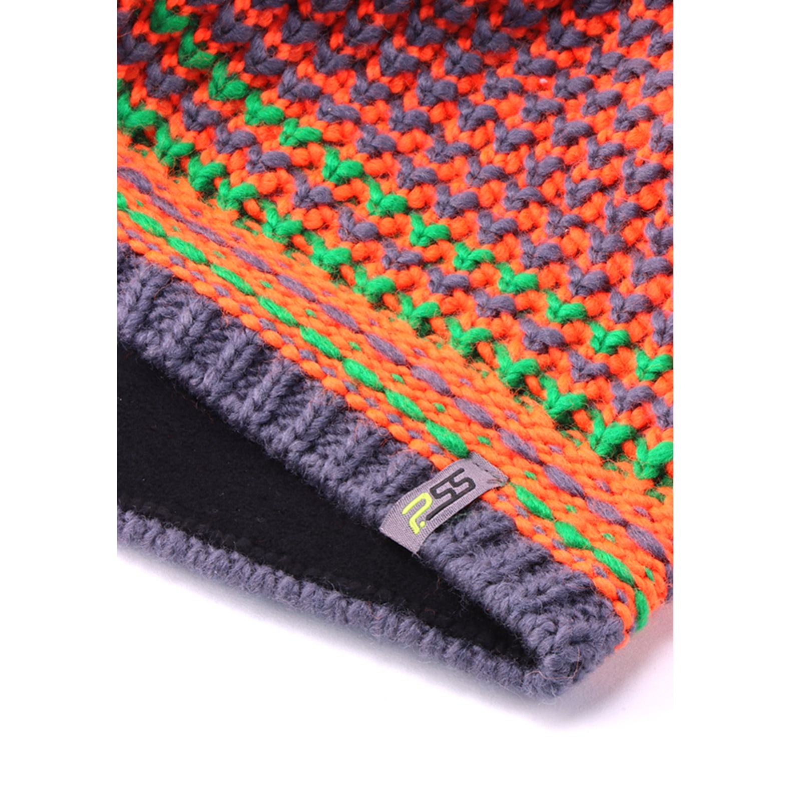 PSS StrickMtze mit Fleece Innenrand Orange/Grau Gre OneSize - bei KOX online bestellen | XX72520-02