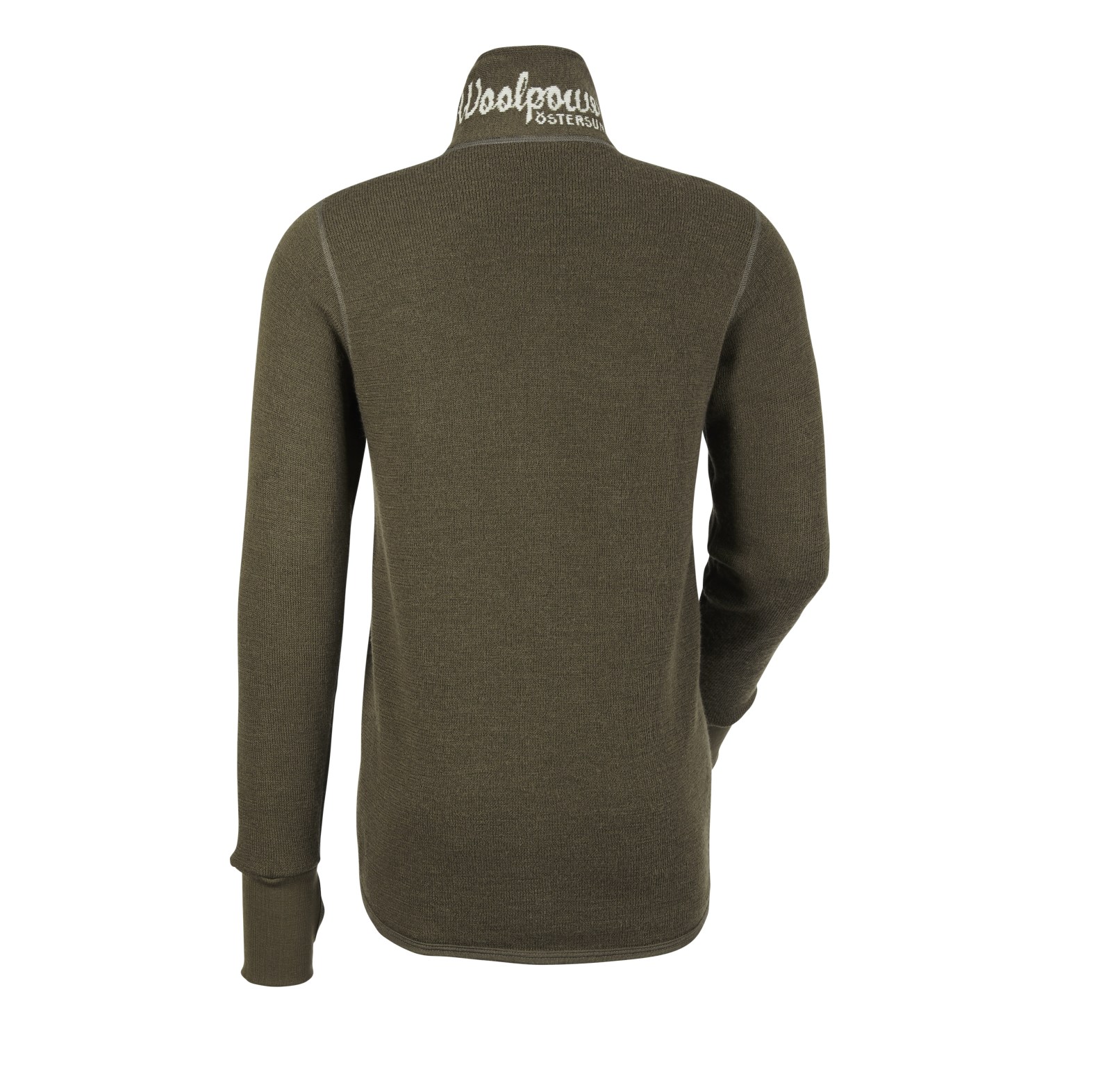 Veste technique Woolpower Full Zip Jacket 400 / Veste en mrinos pine green - commander en ligne chez KOX | XXWP7234GR