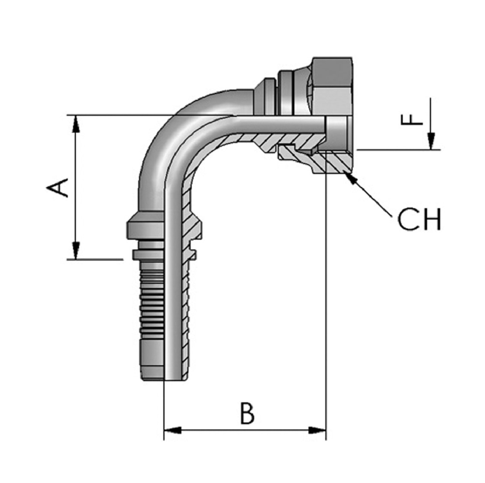 FB Hydraulic Ringnippel BSP - bei KOX online bestellen | XXST4091-0000 