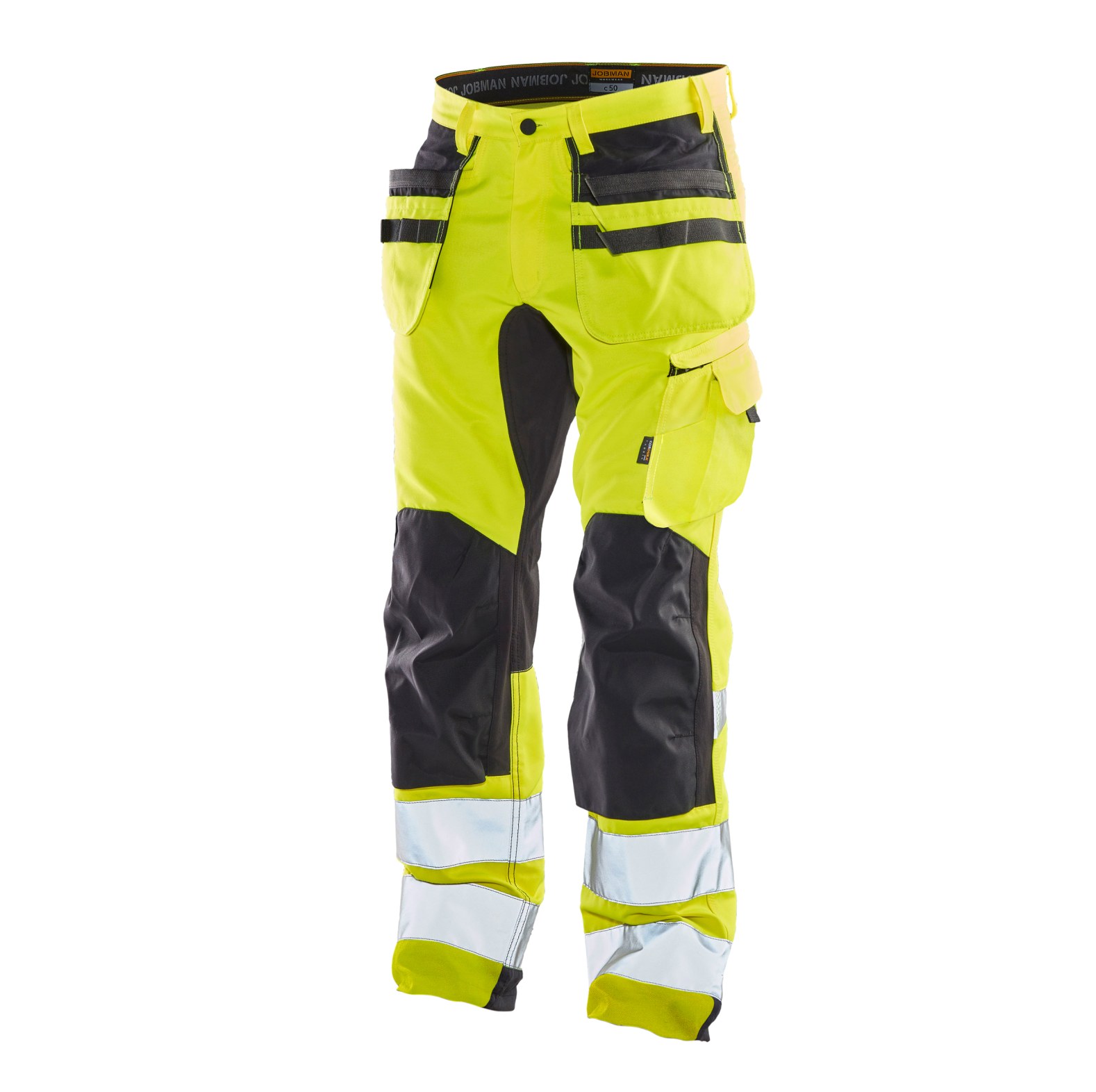  Jobman Arbeitshose HiVis 2240 Stretch Gelb/Schwarz - bei KOX online bestellen | XXJB2240G 