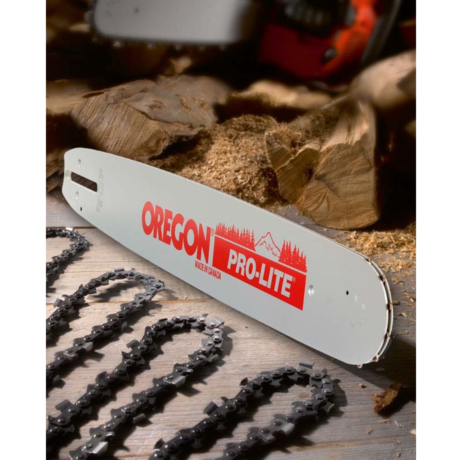  Set OREGON Micro-Lite comprend 1 guide et 4 chanes 3/8