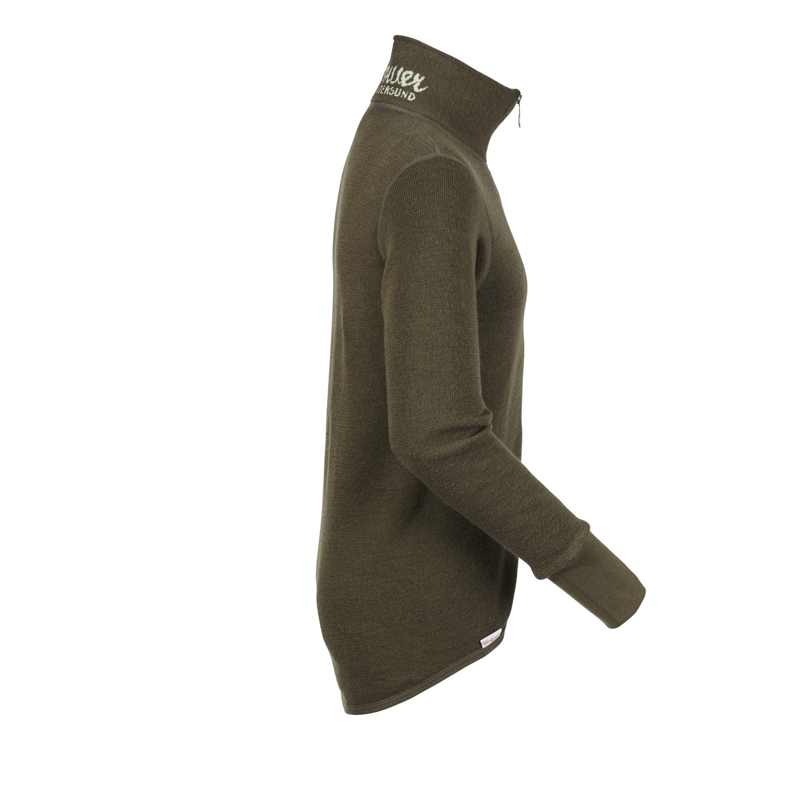 Veste technique Woolpower Full Zip Jacket 400 / Veste en mrinos pine green - commander en ligne chez KOX | XXWP7234GR