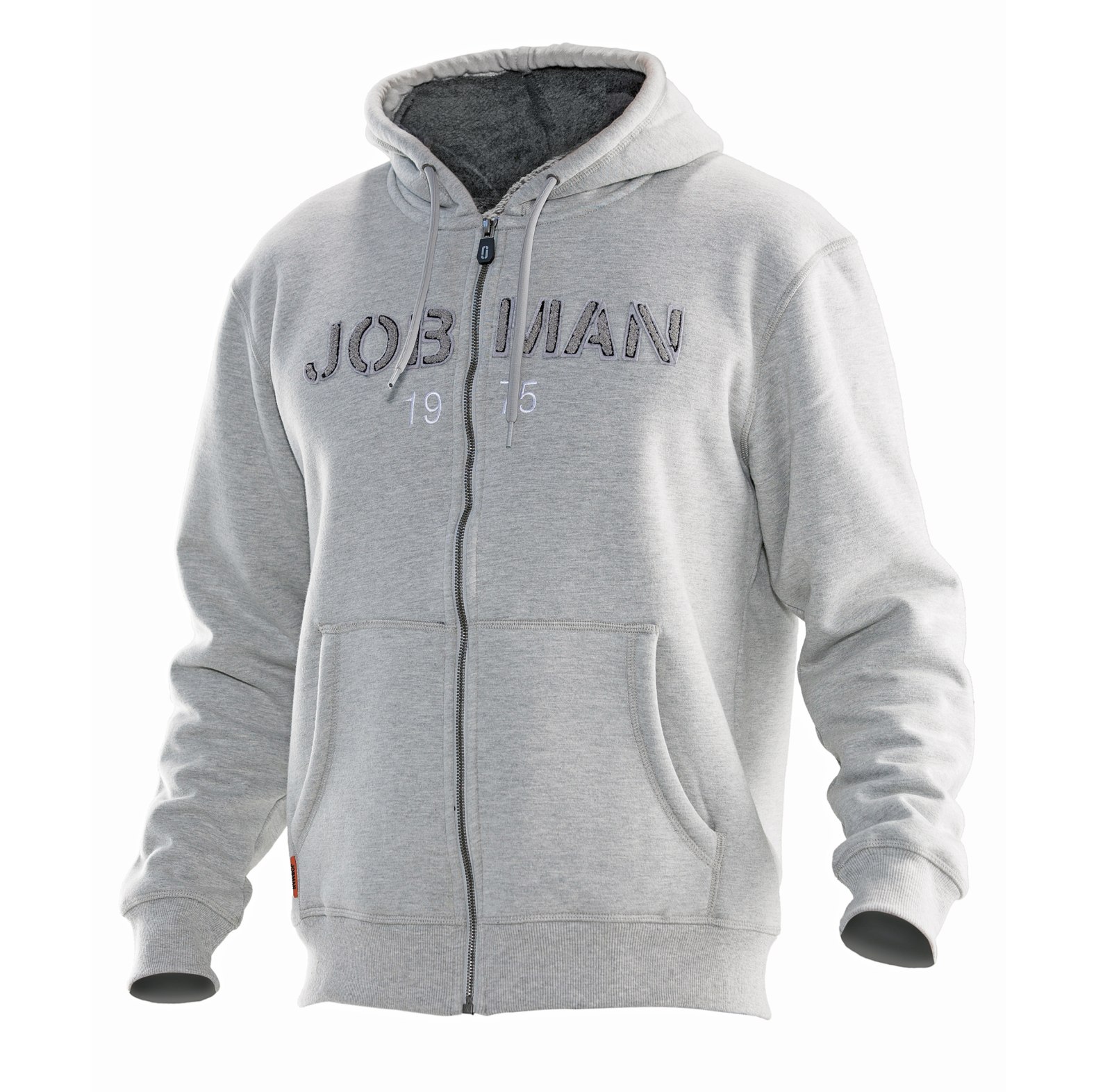  Jobman Sweatshirt Jacke 5154 Grau - bei KOX online bestellen | XXJB5154G 
