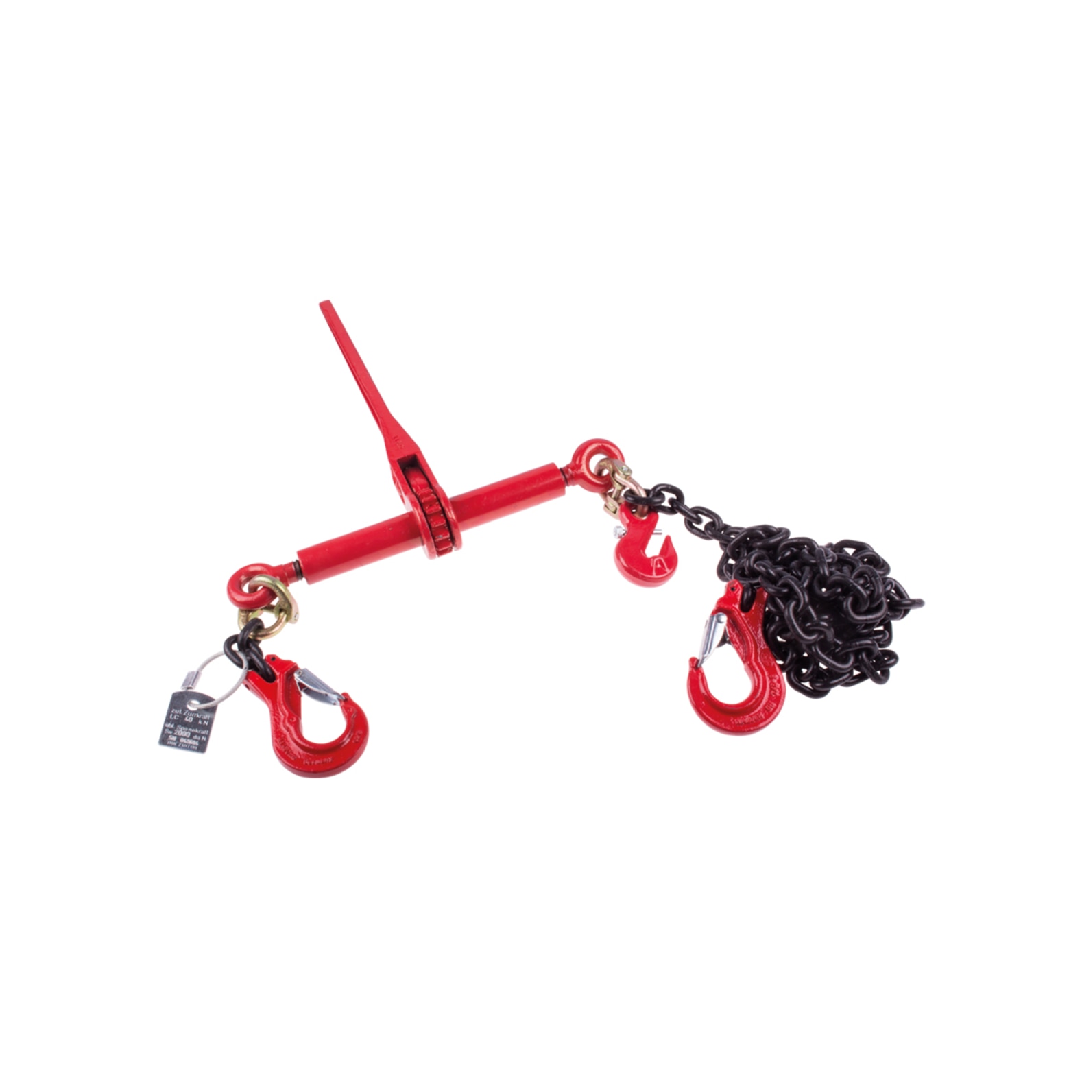  Zurrkette Kette : 10 mm, zul. Zugkraft LC 6300 daN - bei KOX online bestellen | XXLAKR-10-03 