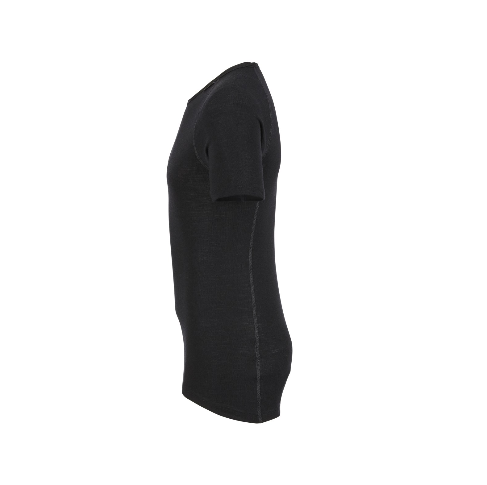 Tricot de corps  col rond Woolpower Tee LITE / T-shirt  manches courtes en mrinos black - commander en ligne chez KOX | XXWP7101S