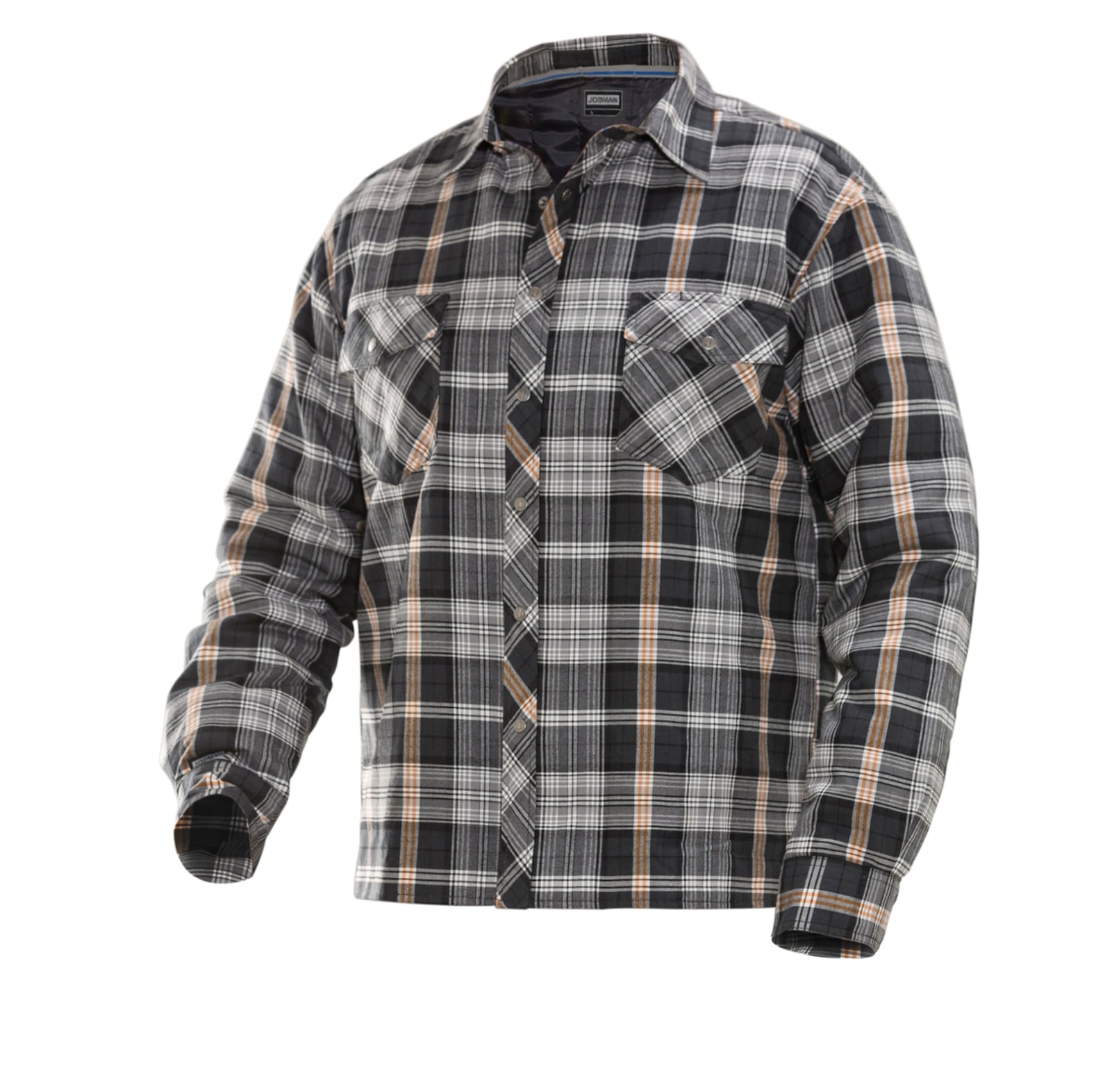  Jobman Flanellen shirt, gevoerd 5157 - bij KOX online bestellen | XXJB5157G 