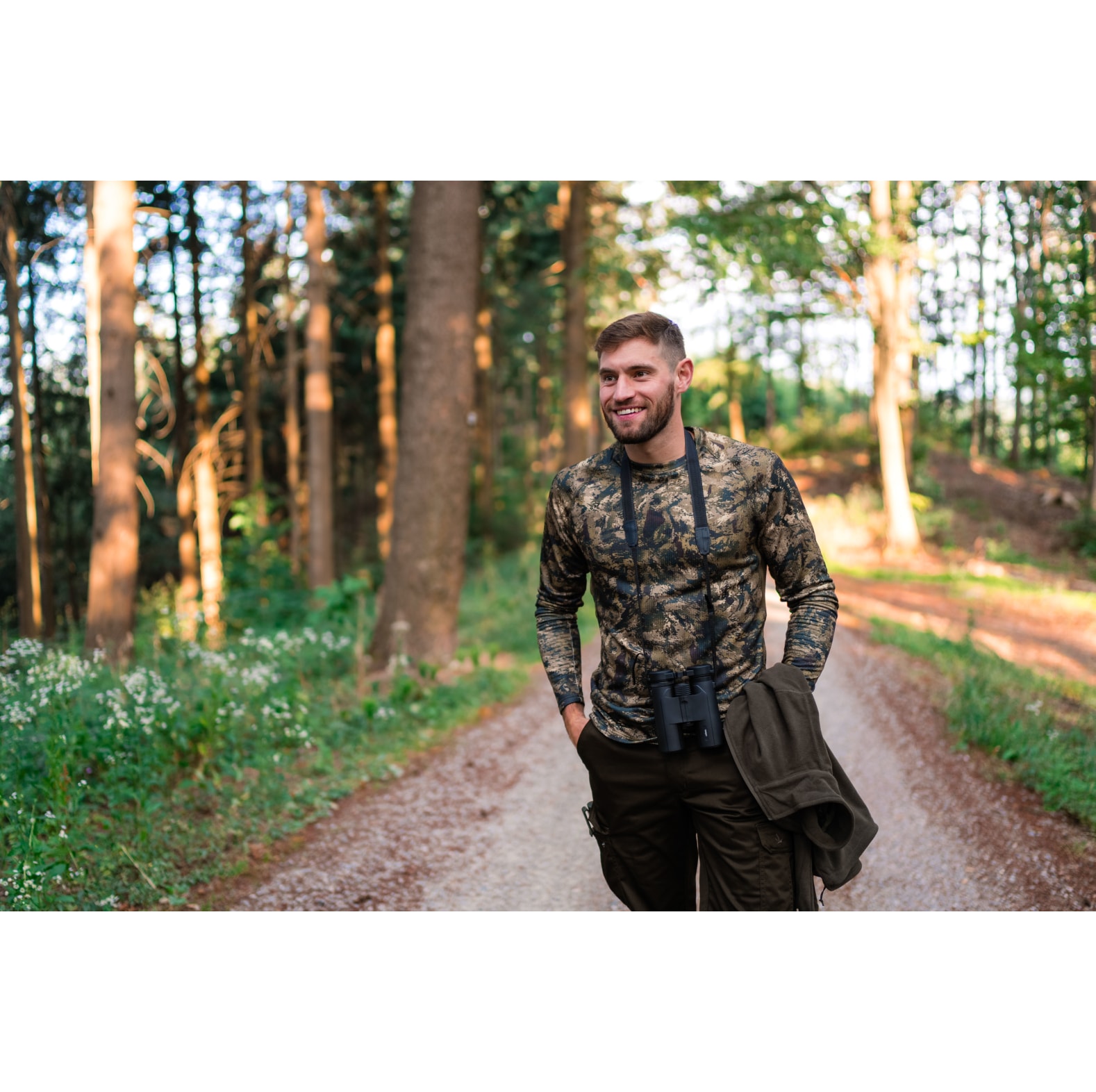 T-shirt Seeland  manches longues Active Camo InVis Green - commander en ligne chez KOX | XXSL1610260