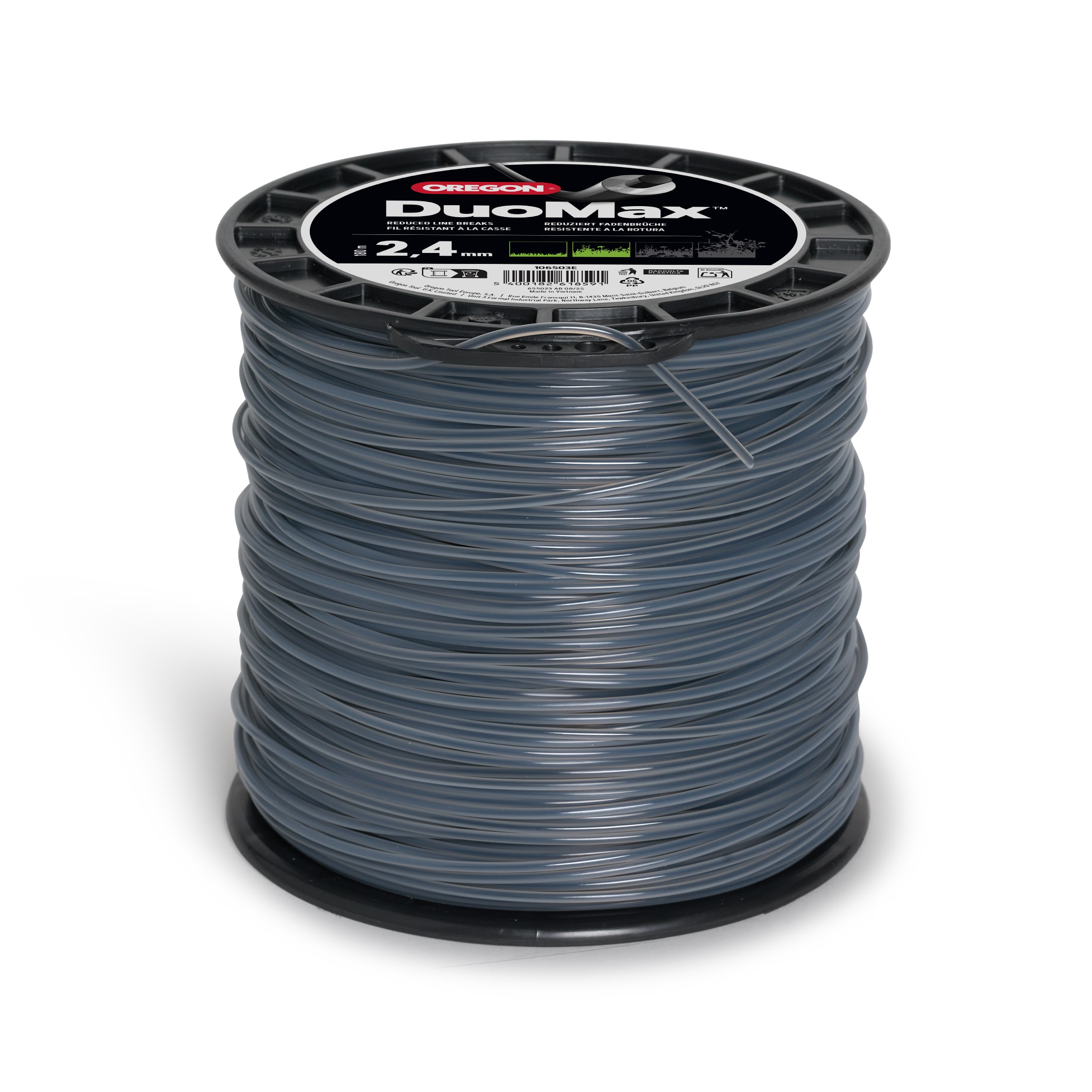 Oregon DuoMax Fil de coupe libre 2, 4�mm de diam�tre, 180�m de longueur - commander en ligne chez KOX | 106503E