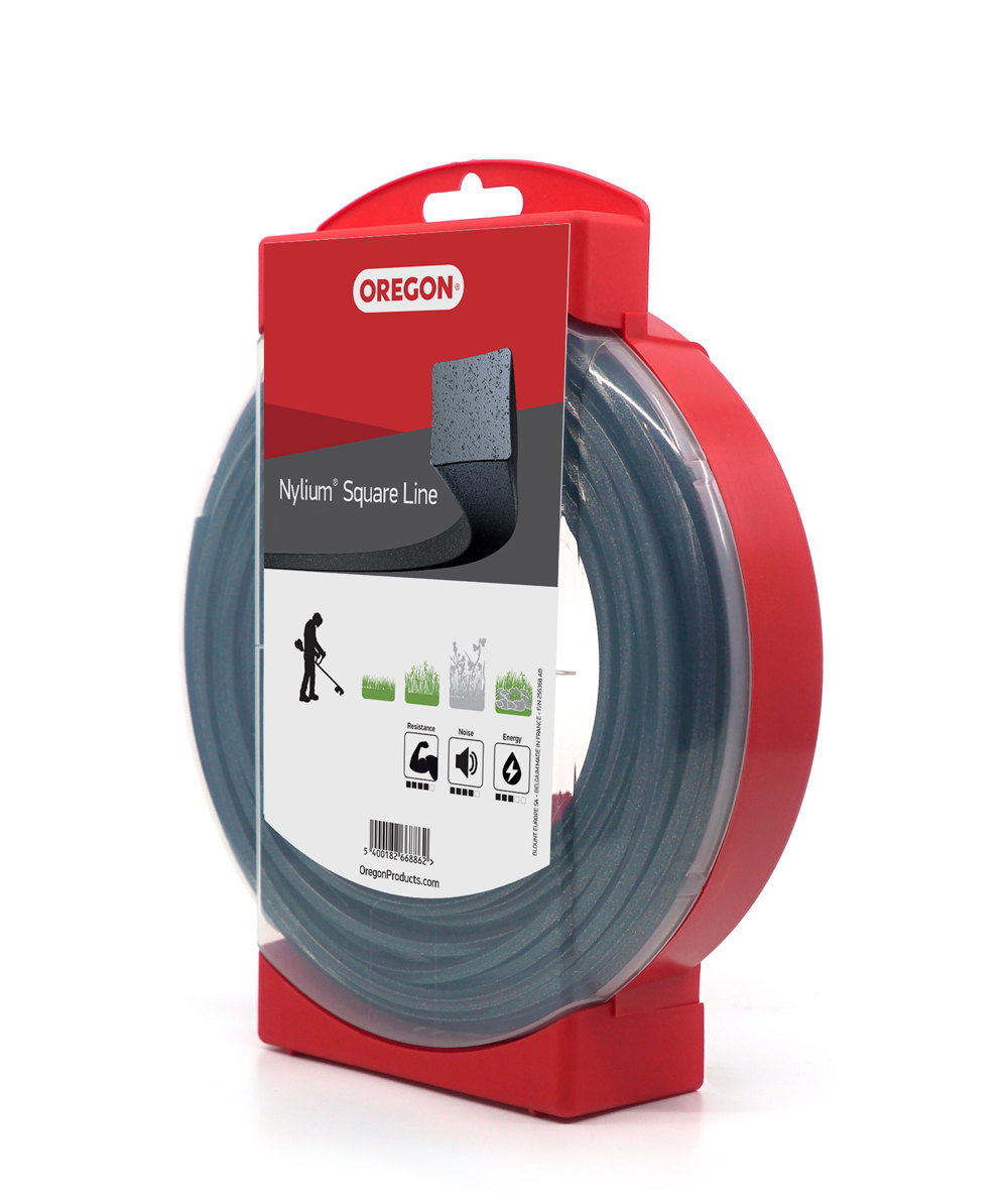 Oregon bosmaaierdraad Nylium vierkant - bij KOX online bestellen | 1095-000