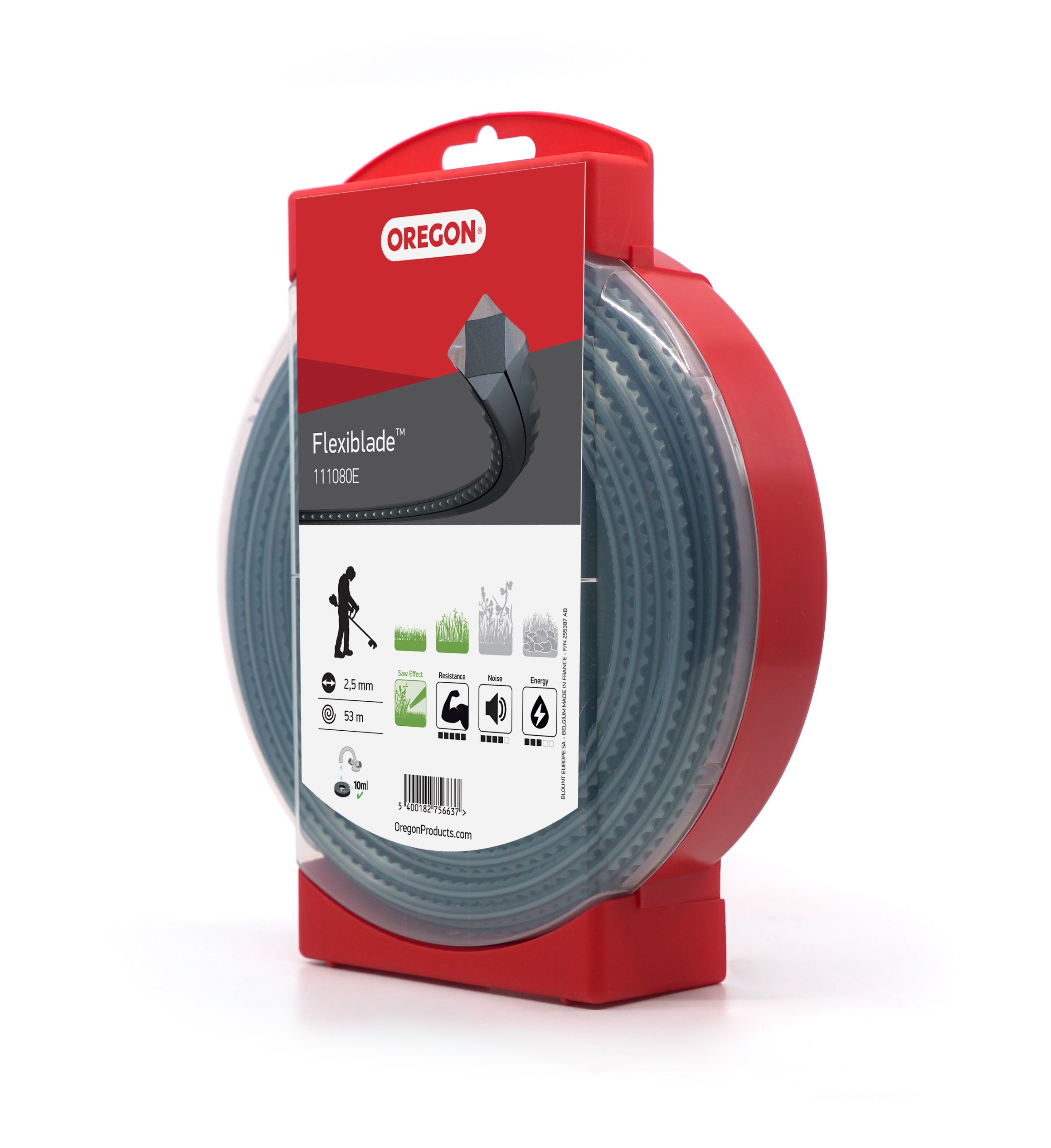 Fil de d�broussailleuse Oregon Flexiblade, diam�tre 2, 5 mm, longueur 53 m - commander en ligne chez KOX | 111080E