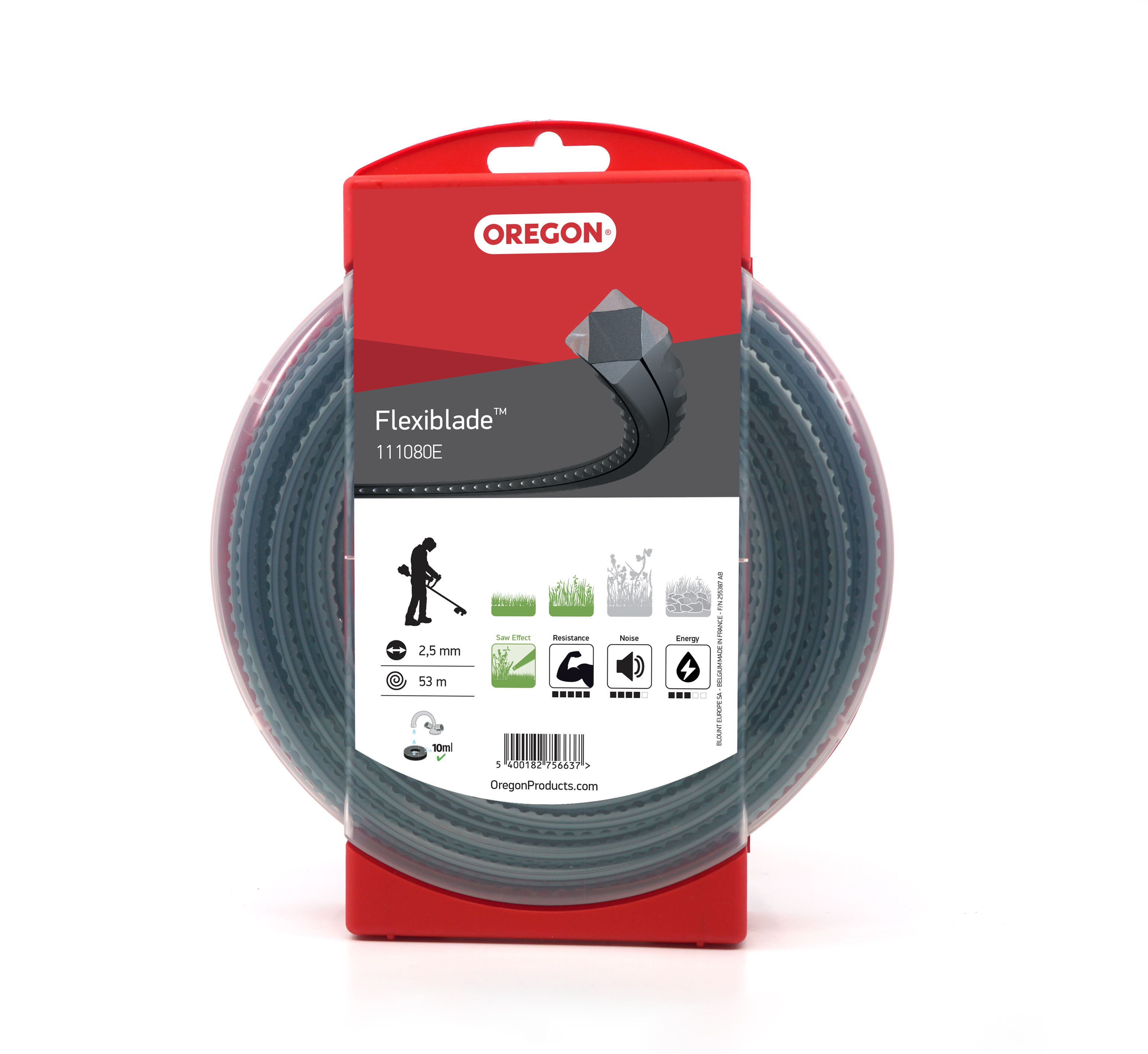 Fil de d�broussailleuse Oregon Flexiblade, diam�tre 2, 5 mm, longueur 53 m - commander en ligne chez KOX | 111080E