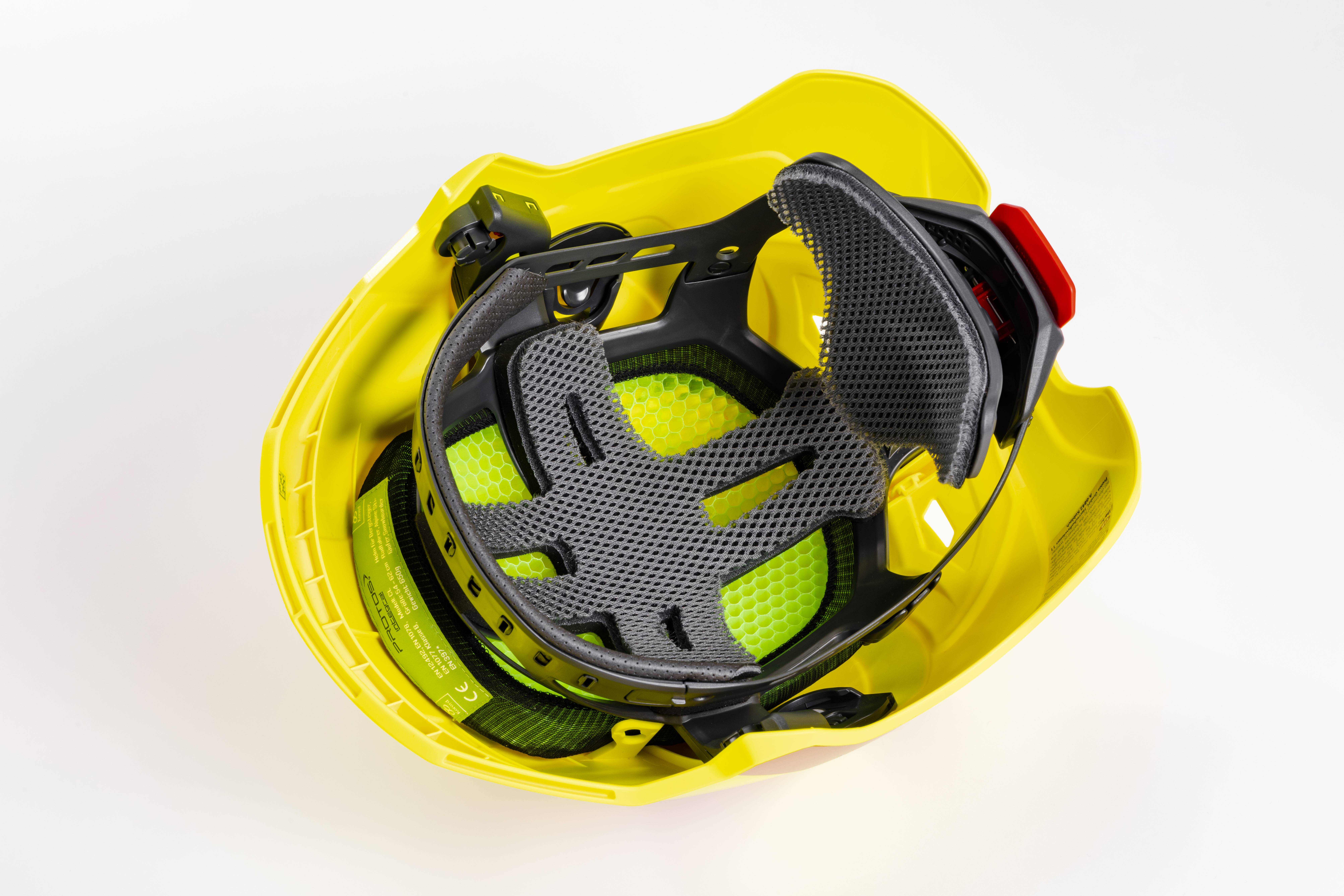 PROTOS Casque forestier / casque de protection KOX Integral Arborist F39 jaune fluo/rouge - commander en ligne chez KOX | XX74133