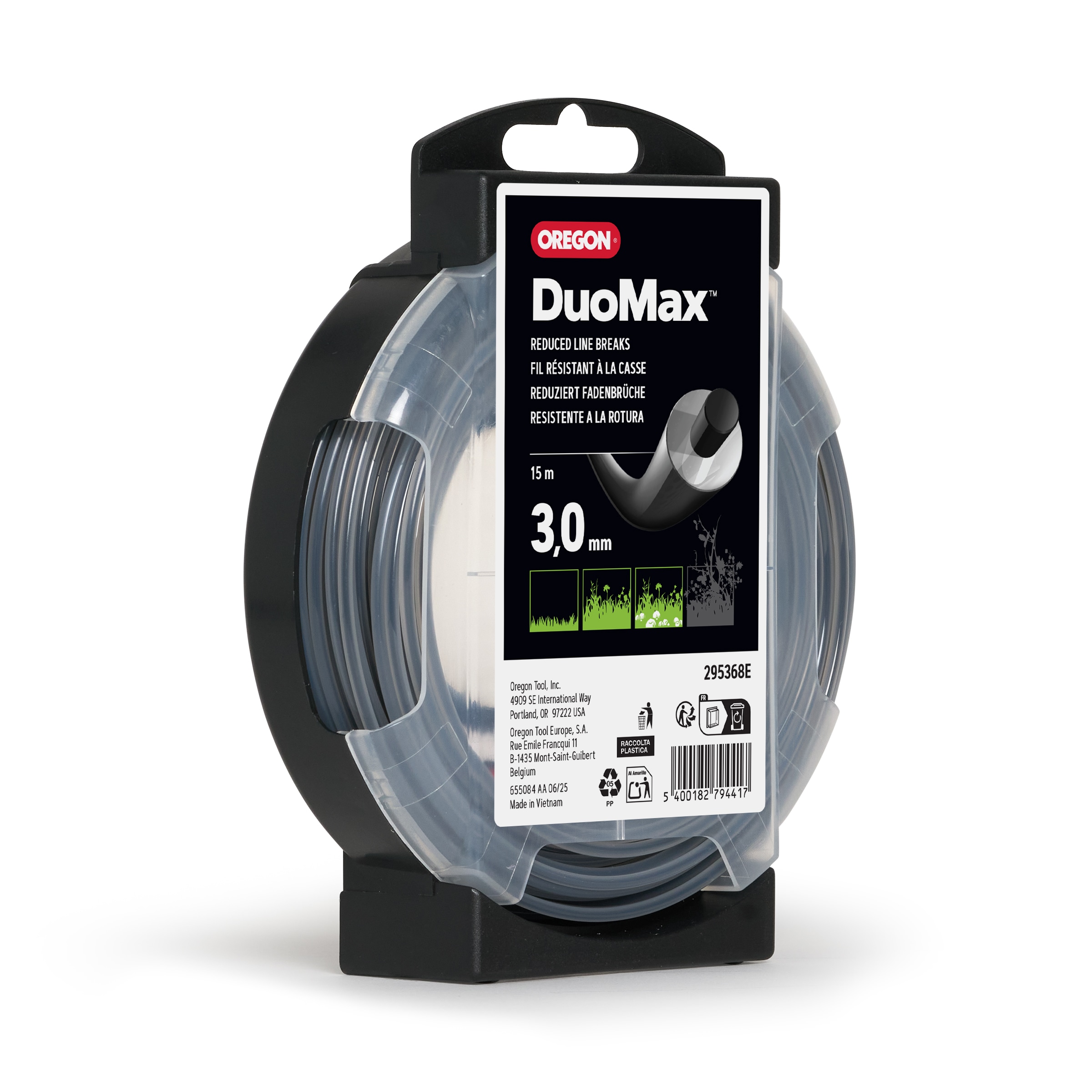 Oregon DuoMax Freischneidefaden 3, 0 mm Durchmesser, 120 m L�nge - bei KOX online bestellen | 295368