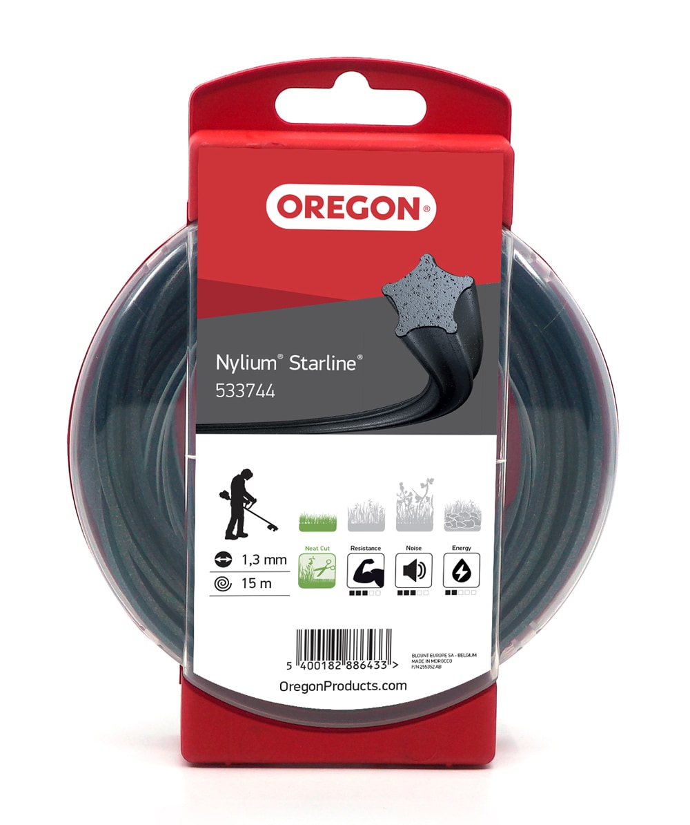 Oregon Nylium Starline maaidraad 1, 3 mm diameter, 15 m lengte - bij KOX online bestellen | 533744