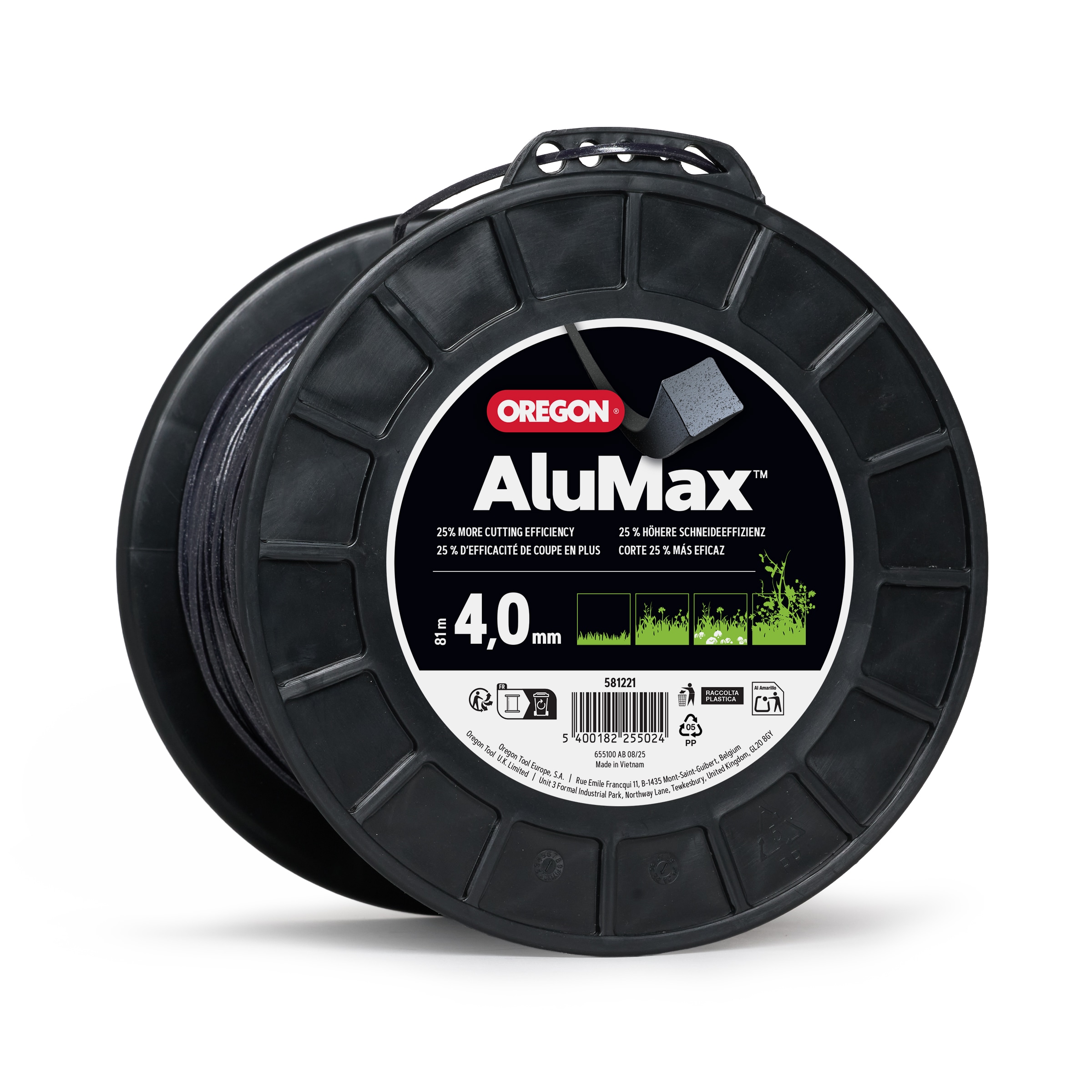 Oregon Fil de coupe libre AluMax carr� 340 mm Diam�tre 81 m Longueur - commander en ligne chez KOX | 581221