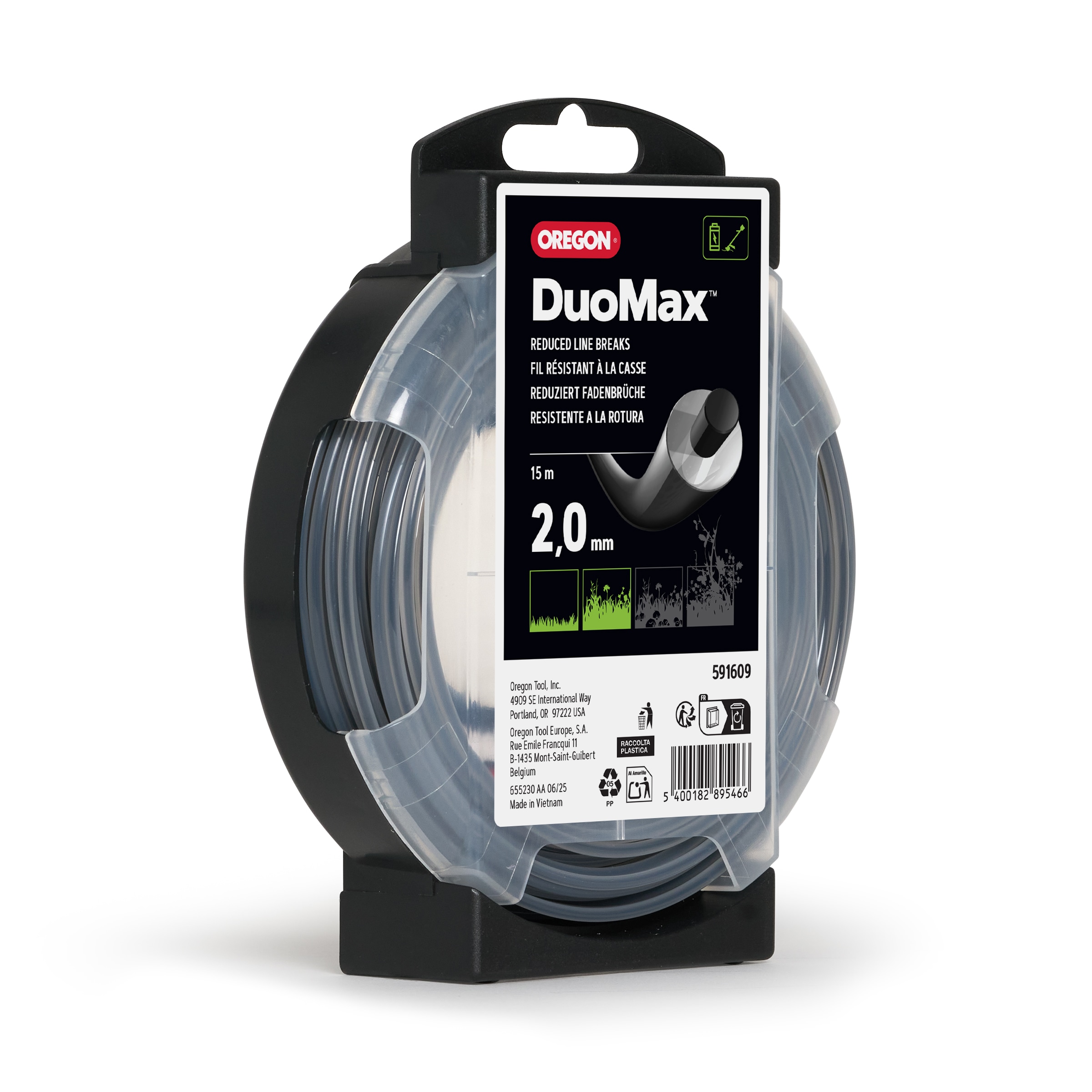 Oregon DuoMax Freischneidefaden 2, 0 mm Durchmesser, 15 m L�nge - bei KOX online bestellen | 591609