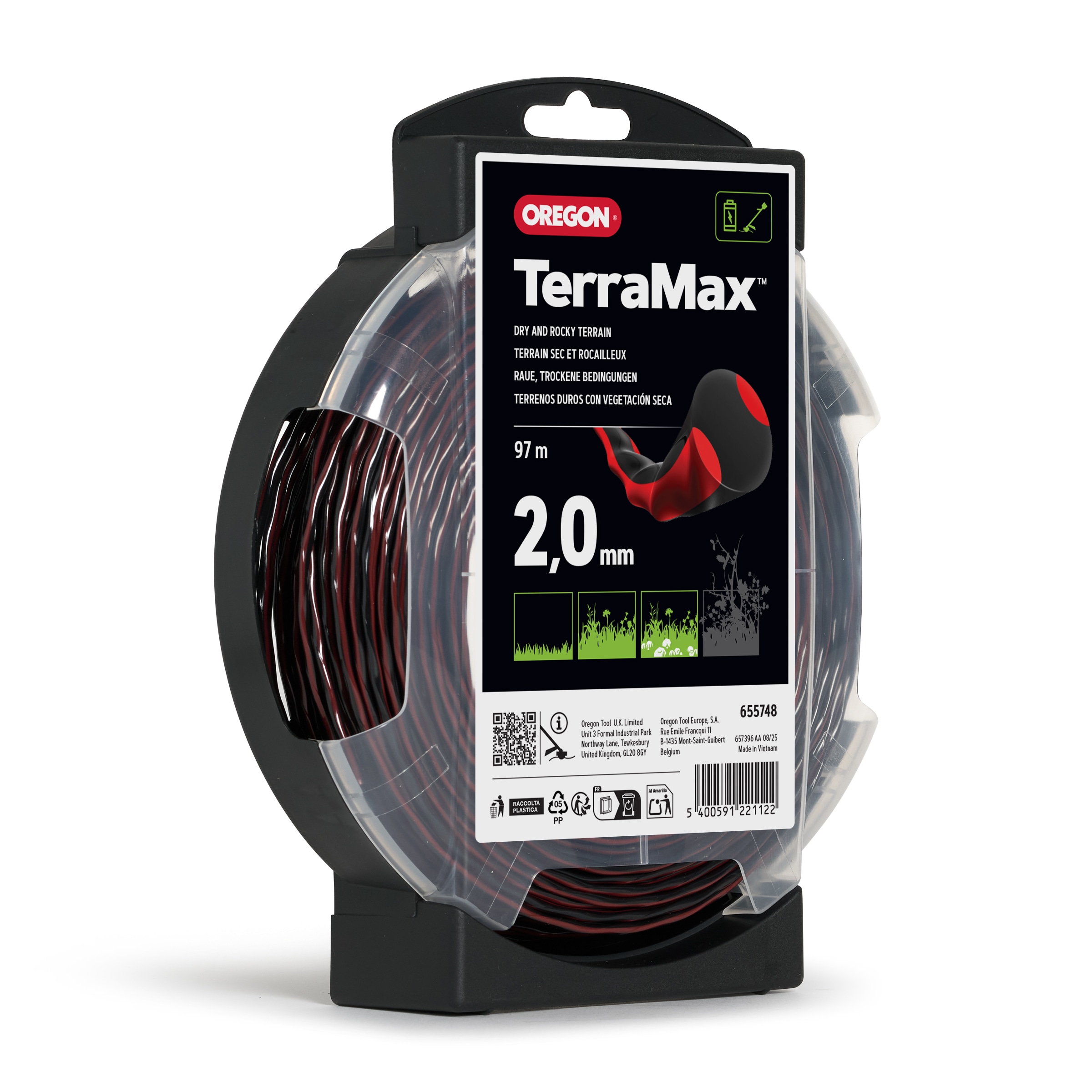 Oregon Freischneidefaden Terramax, 2, 0 mm x 97 m - bei KOX online bestellen | 655748