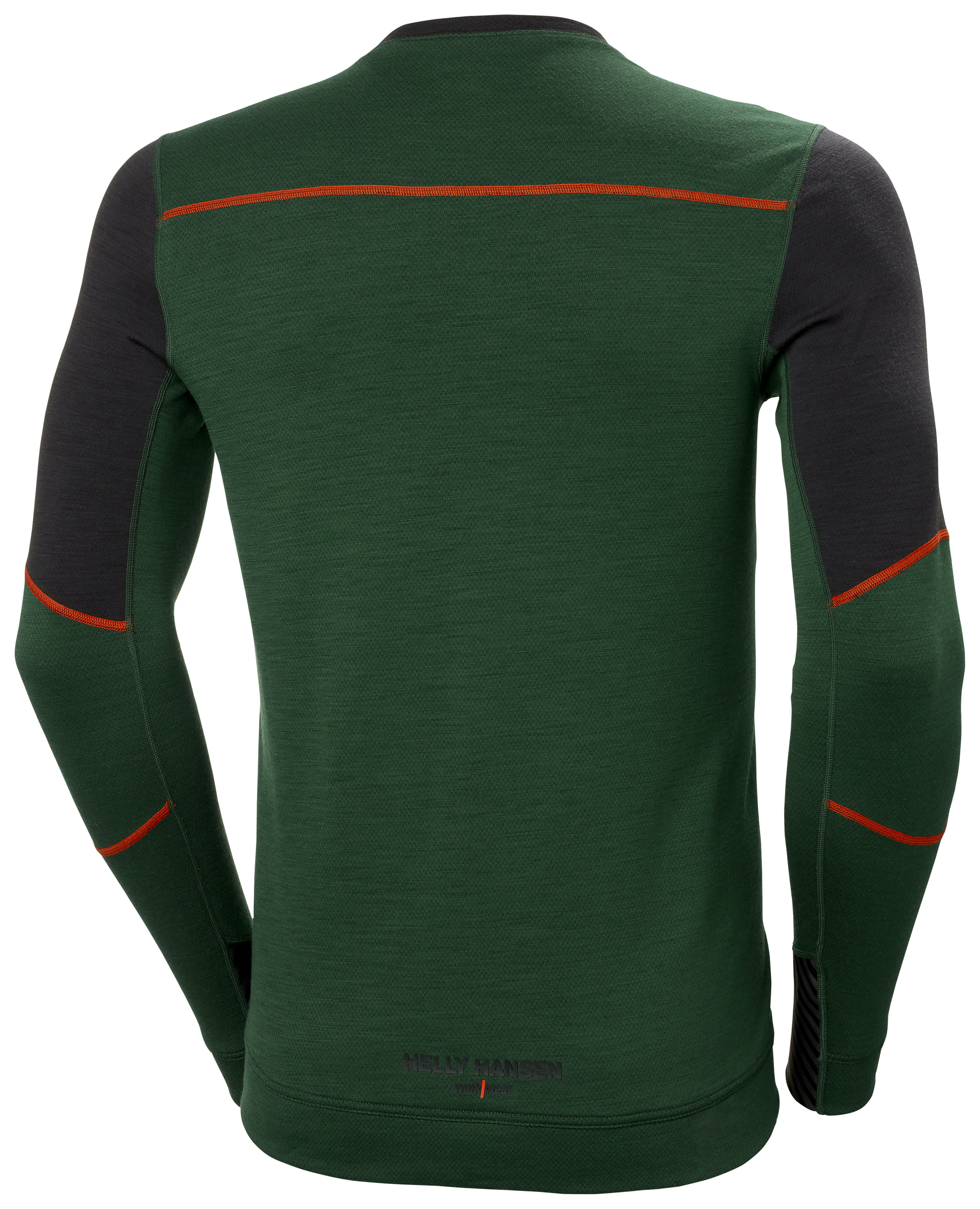 Helly Hansen Crewneck  Rundhalshemd Lifa Merino langarm Green Ebony - bei KOX online bestellen | XXHH75106GR