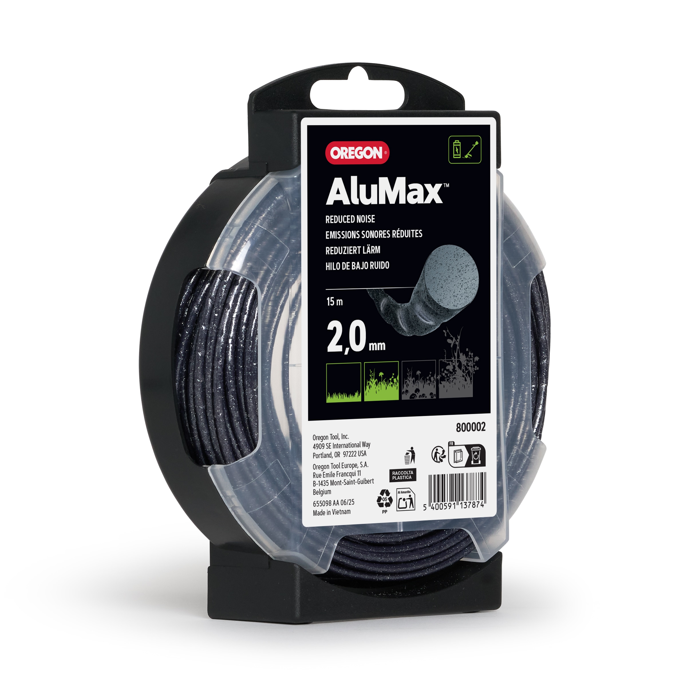 Fil de coupe Oregon Alumax rond 2, 0 mm de diam�tre, 15 m de longueur - commander en ligne chez KOX | 800002