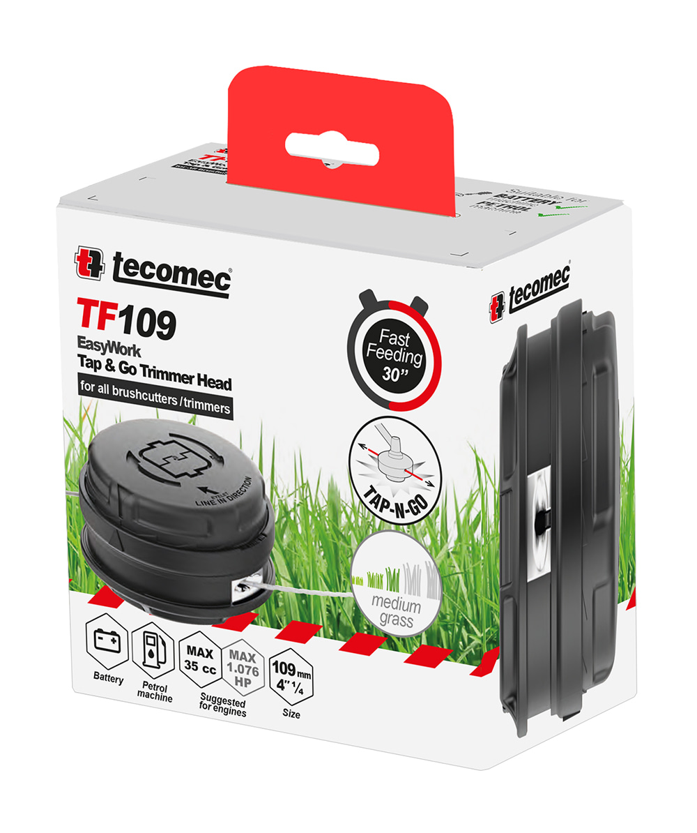 Tecomec Fadenkopf Easy Work TF 109  M10 x 1 LHF und M12 x 1, 5 LHF - bei KOX online bestellen | XX50729094