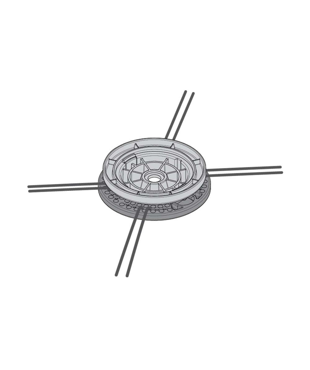 Tecomec Multifunktion Fadenkopf OCP140 - bei KOX online bestellen | XX50909021