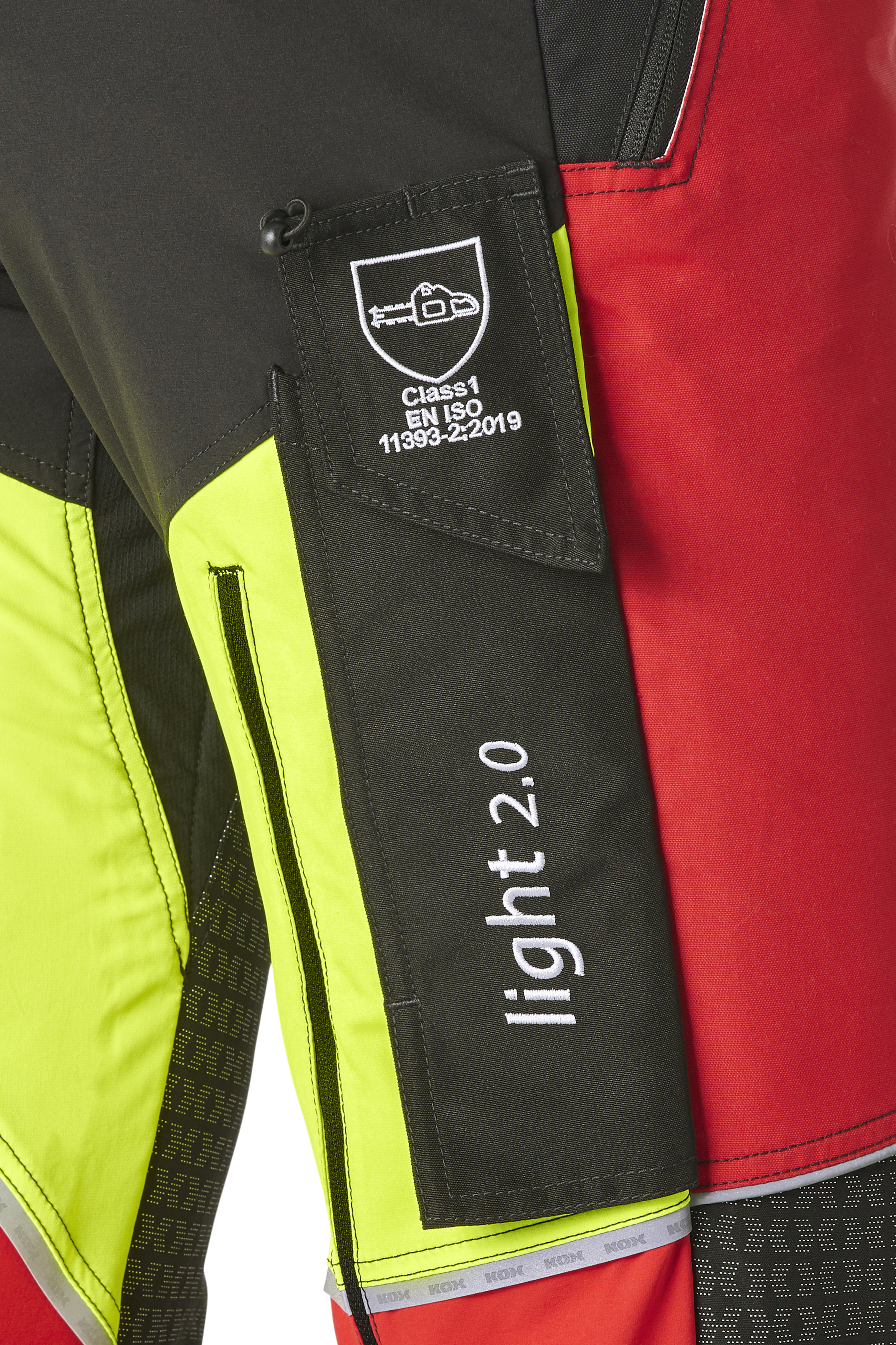 KOX Schnittschutzhose Light 2.0 Rot/Gelb - bei KOX online bestellen | XX71237-110