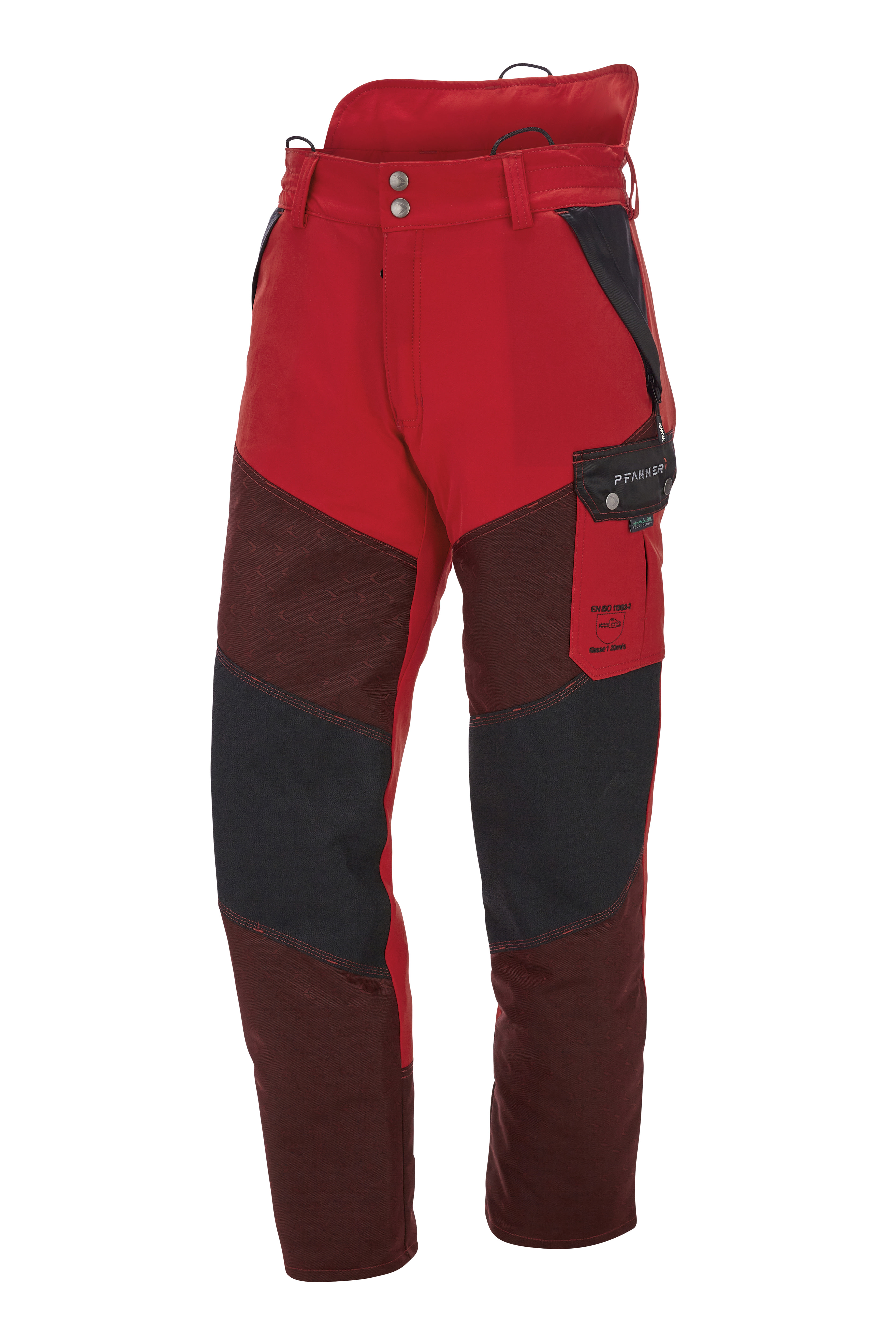 PFANNER Gladiator Extrem Schnittschutzhose Rot - bei KOX online bestellen | XX71240