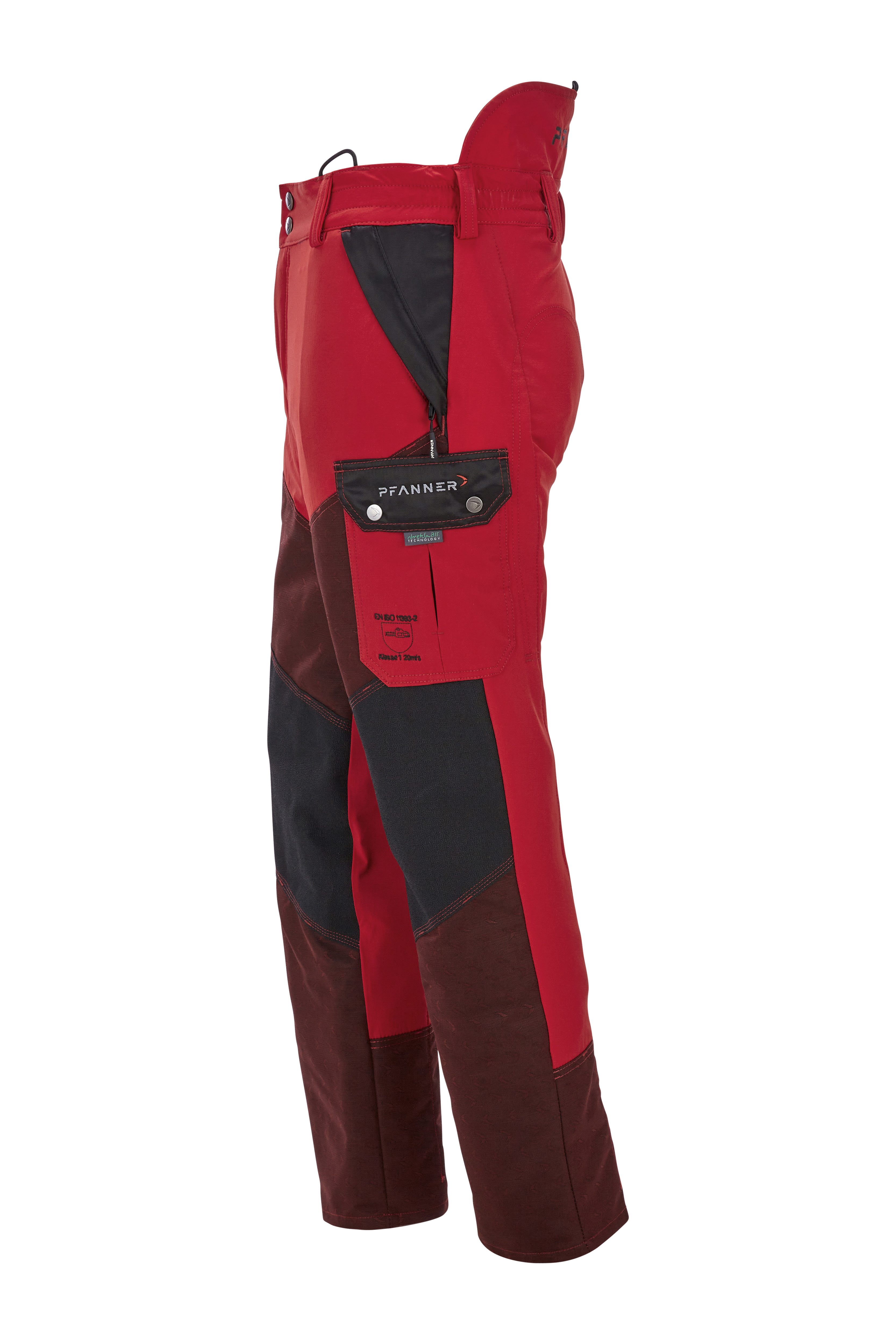 PFANNER Gladiator Extrem Schnittschutzhose Rot - bei KOX online bestellen | XX71240