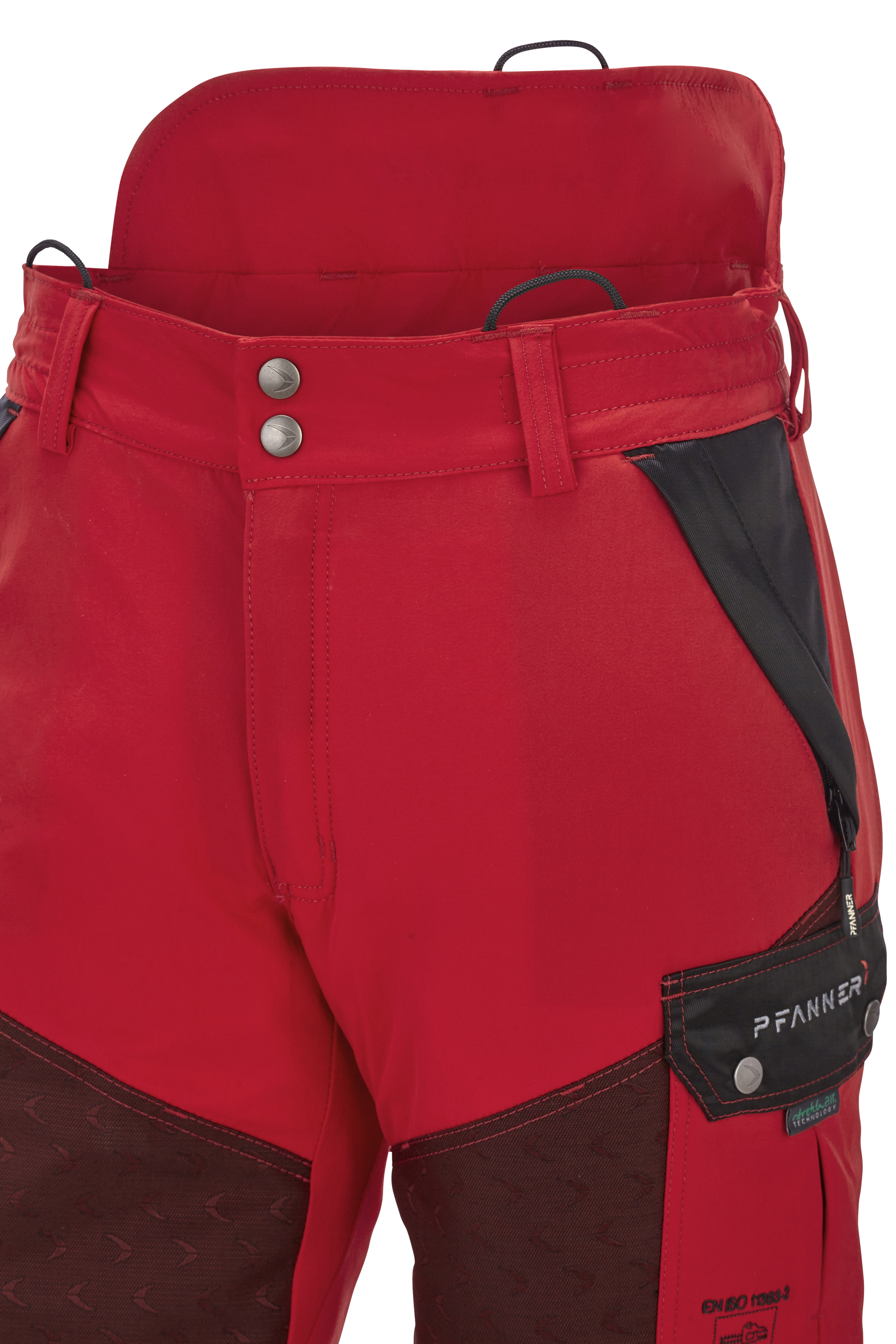 PFANNER Gladiator Extrem Schnittschutzhose Rot - bei KOX online bestellen | XX71240