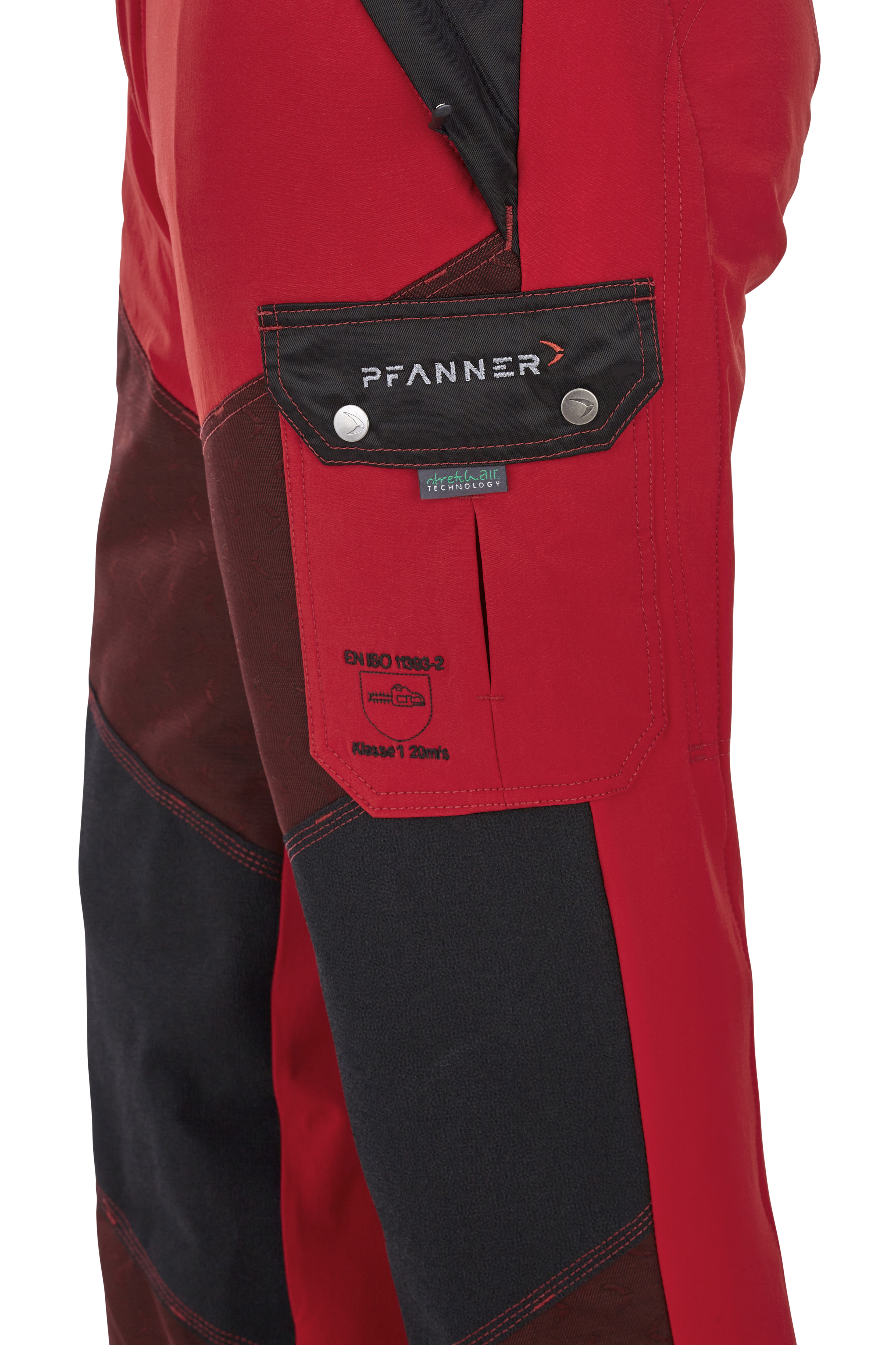 PFANNER Gladiator Extrem Schnittschutzhose Rot - bei KOX online bestellen | XX71240