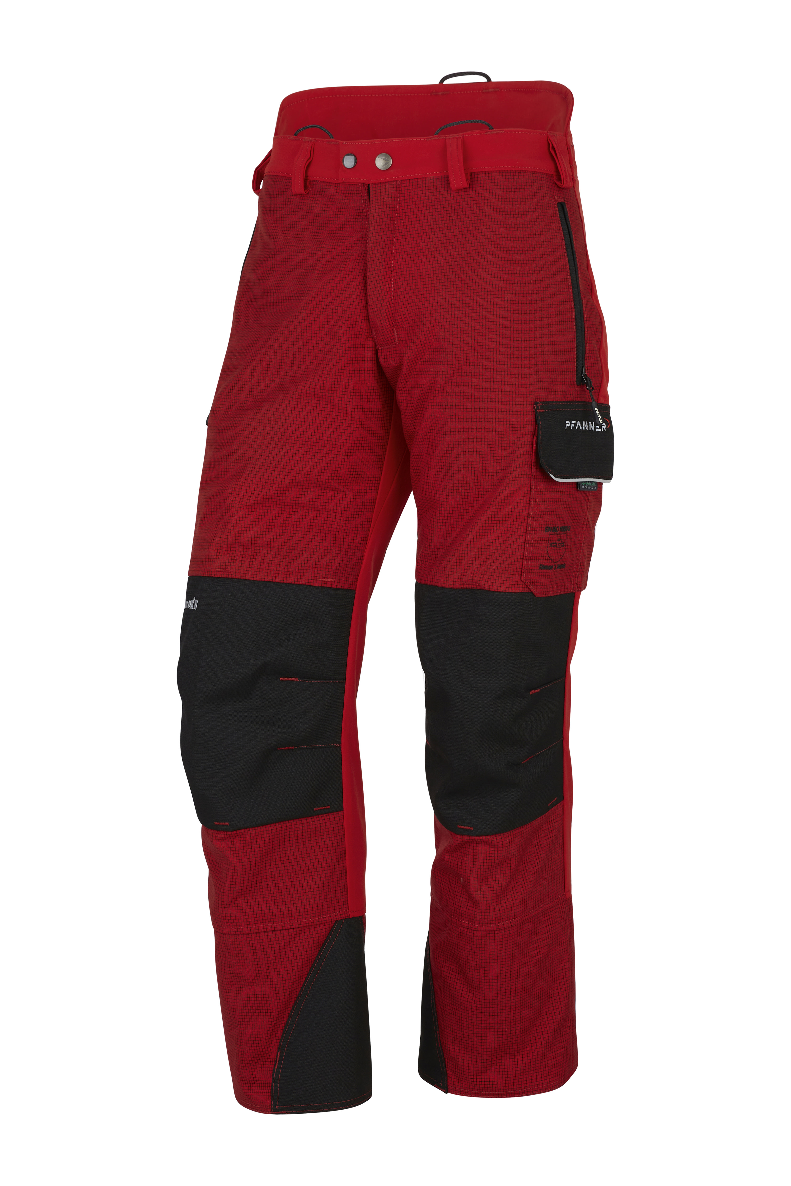 PFANNER Schnittschutzhose Gladiator II Typ A 2.5 Rot - bei KOX online bestellen | XX71242