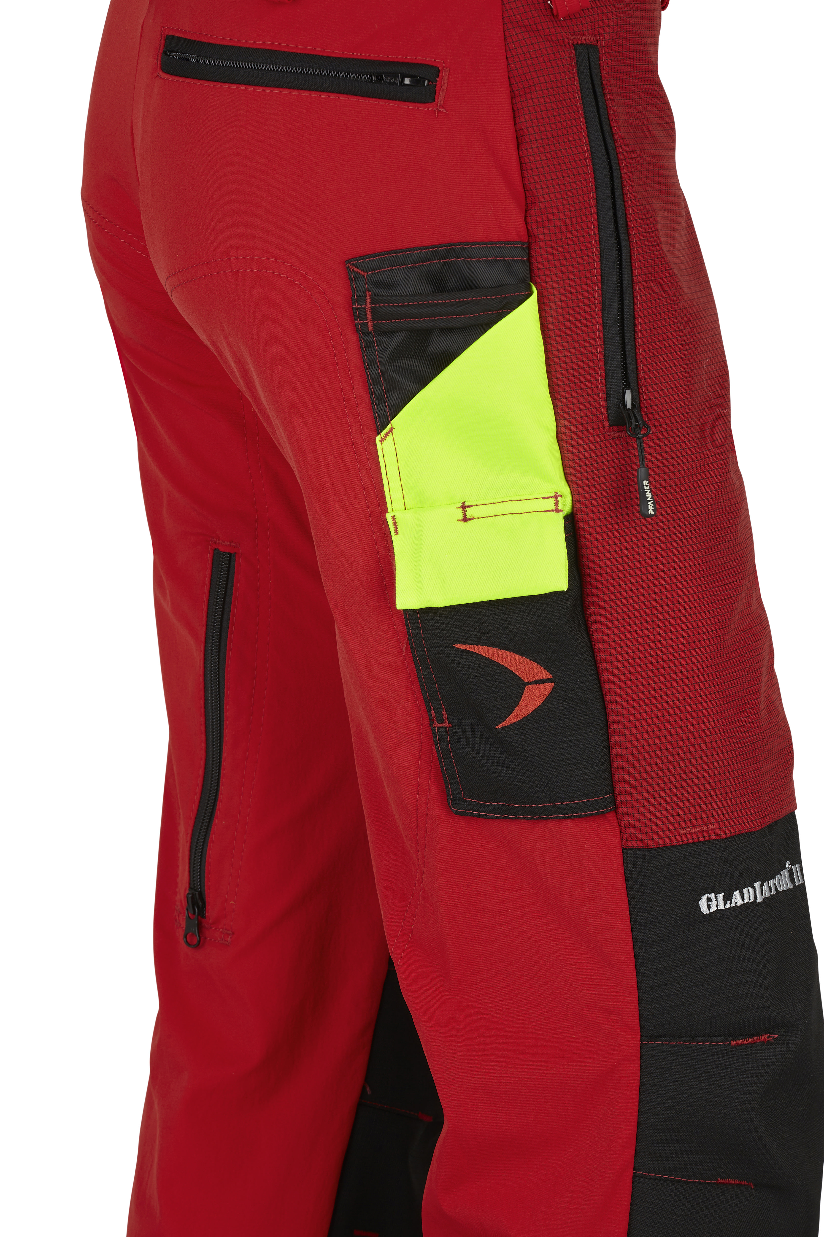PFANNER Schnittschutzhose Gladiator II Typ A 2.5 Rot - bei KOX online bestellen | XX71242