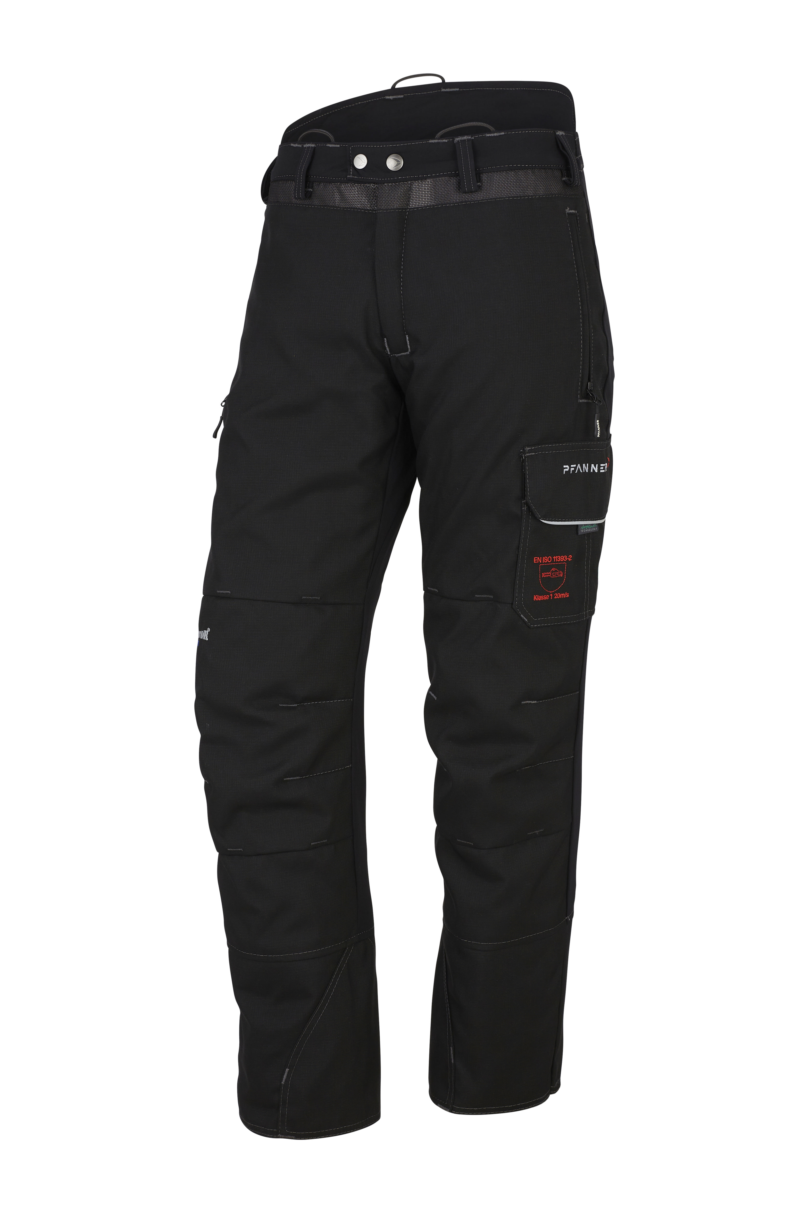 PFANNER Schnittschutzhose Ventilation Typ A 2.5 Schwarz - bei KOX online bestellen | XX71244