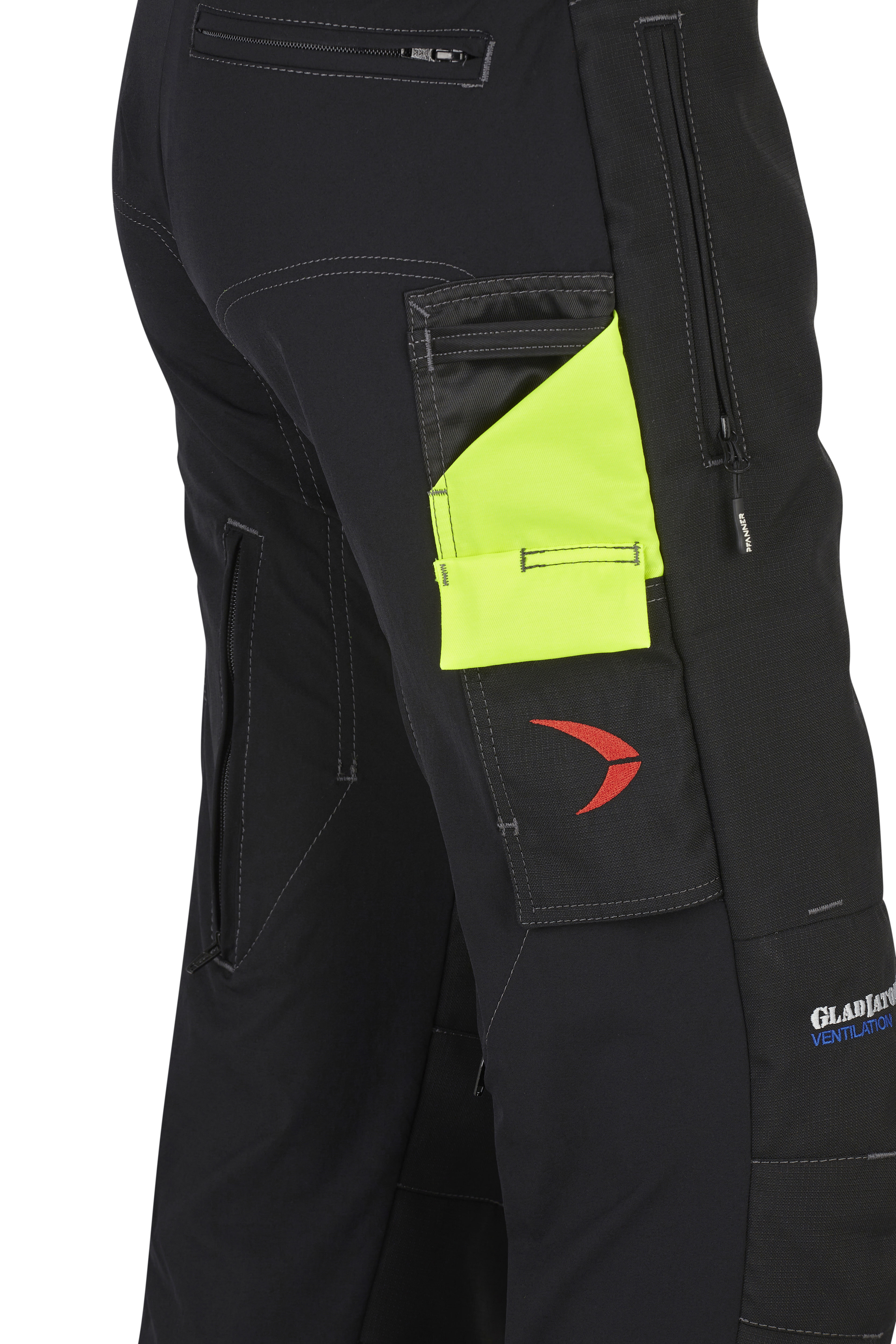PFANNER Schnittschutzhose Ventilation Typ A 2.5 Schwarz - bei KOX online bestellen | XX71244
